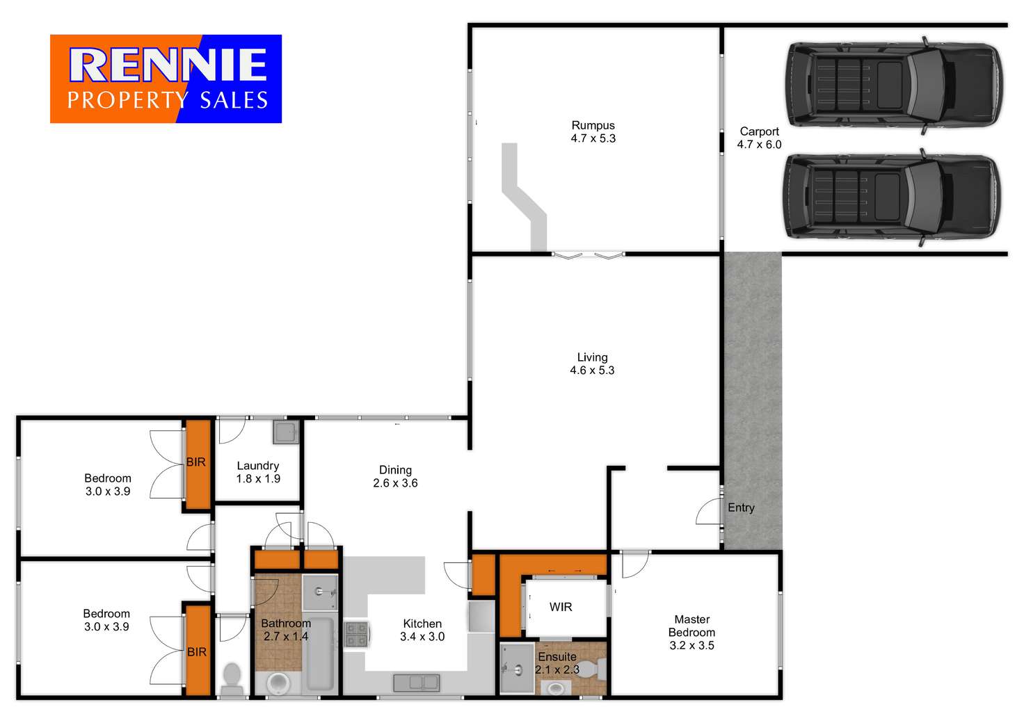 Floorplan of Homely house listing, 28 Parkwood Way, Traralgon VIC 3844