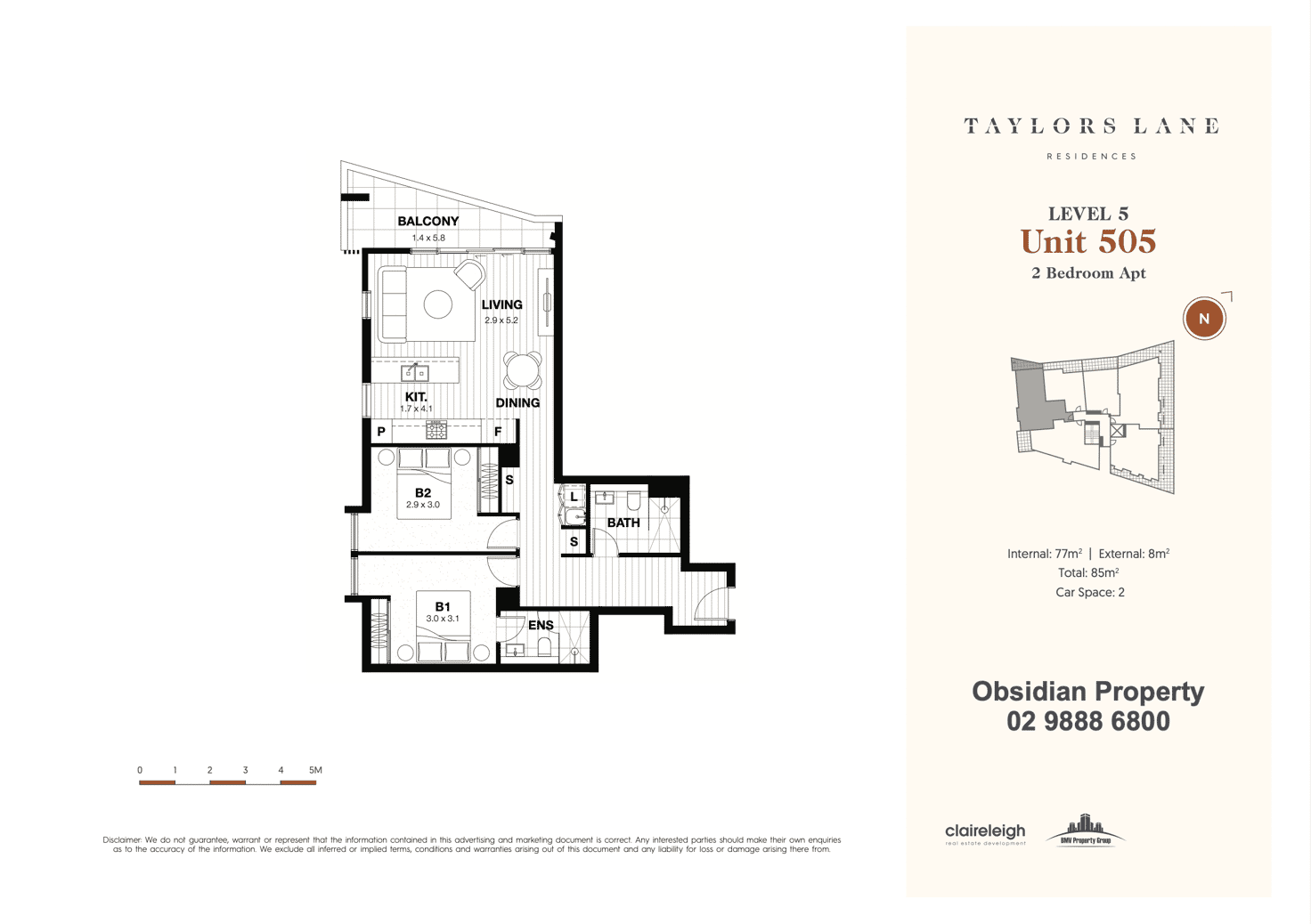 Floorplan of Homely apartment listing, 8 Taylors Lane, Lane Cove NSW 2066