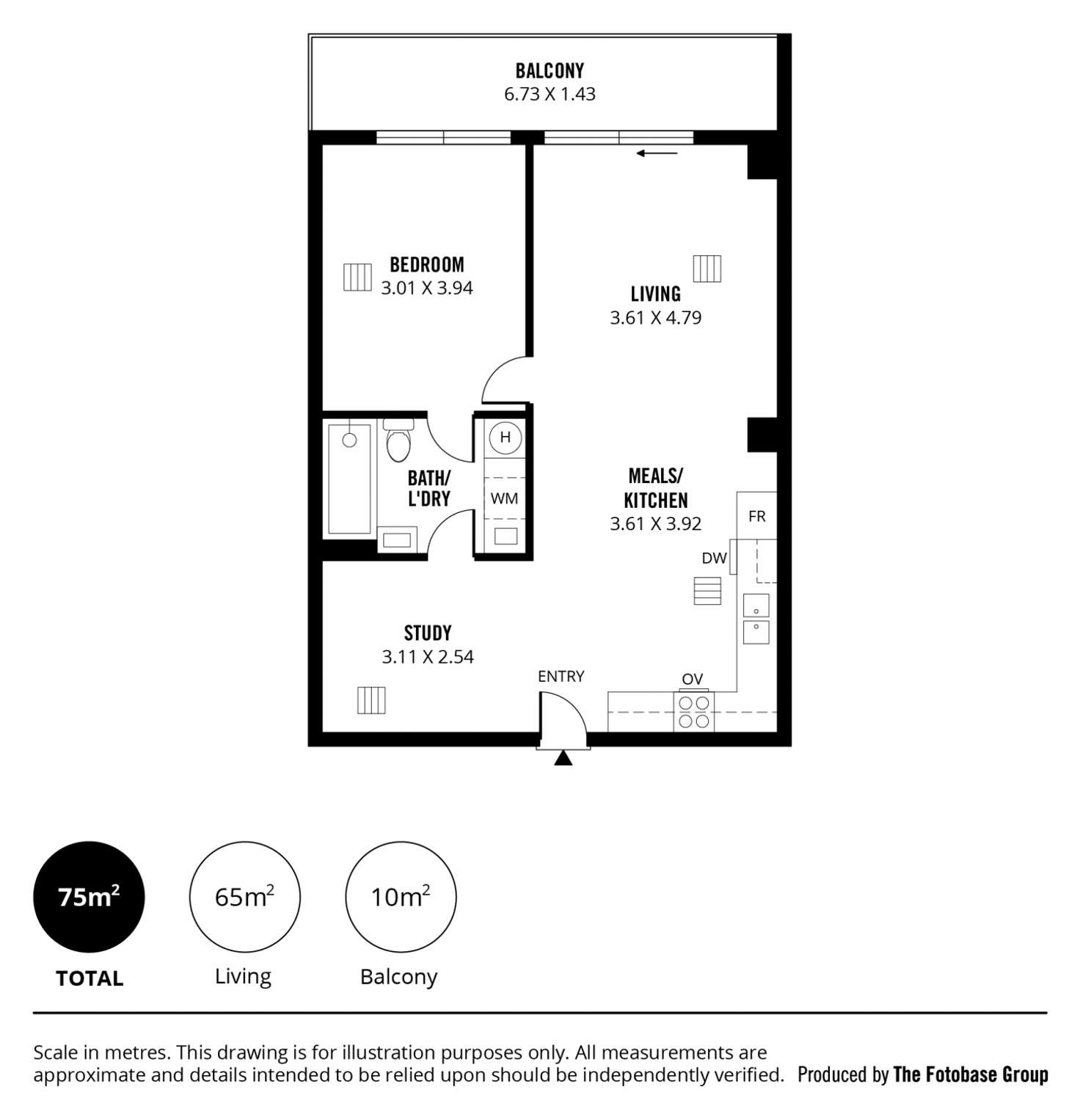 Floorplan of Homely apartment listing, 802/39 Grenfell Street, Adelaide SA 5000
