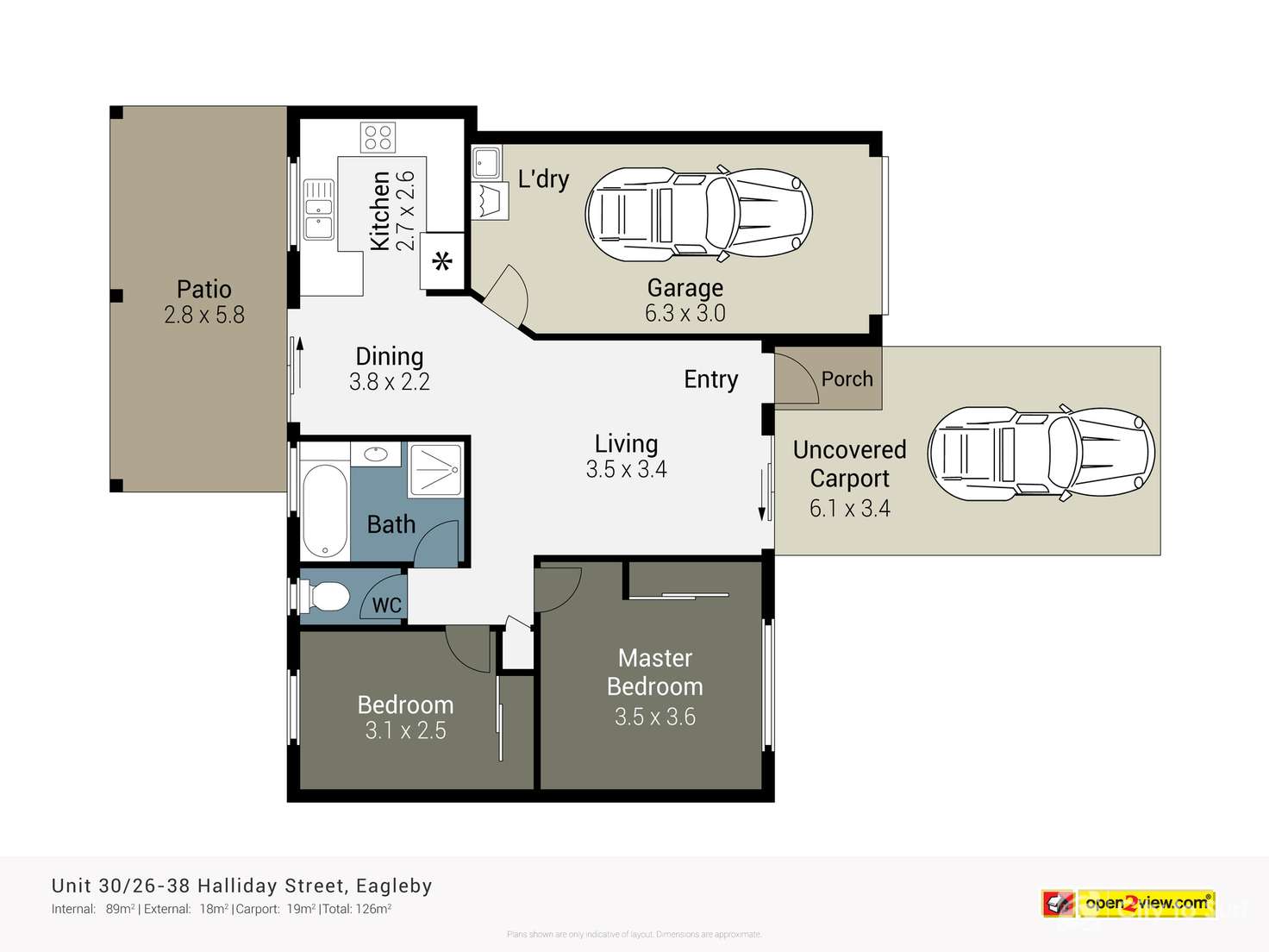 Floorplan of Homely house listing, 30/26 Halliday Street, Eagleby QLD 4207