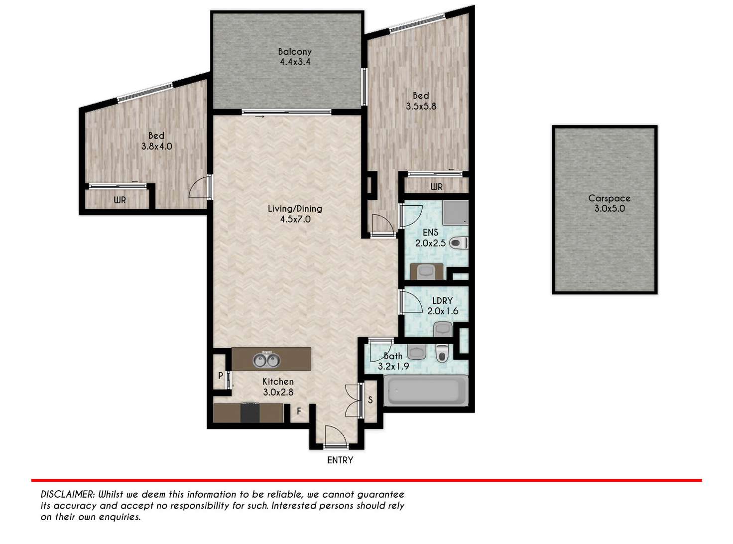 Floorplan of Homely apartment listing, 1218/57 Queen Street, Auburn NSW 2144