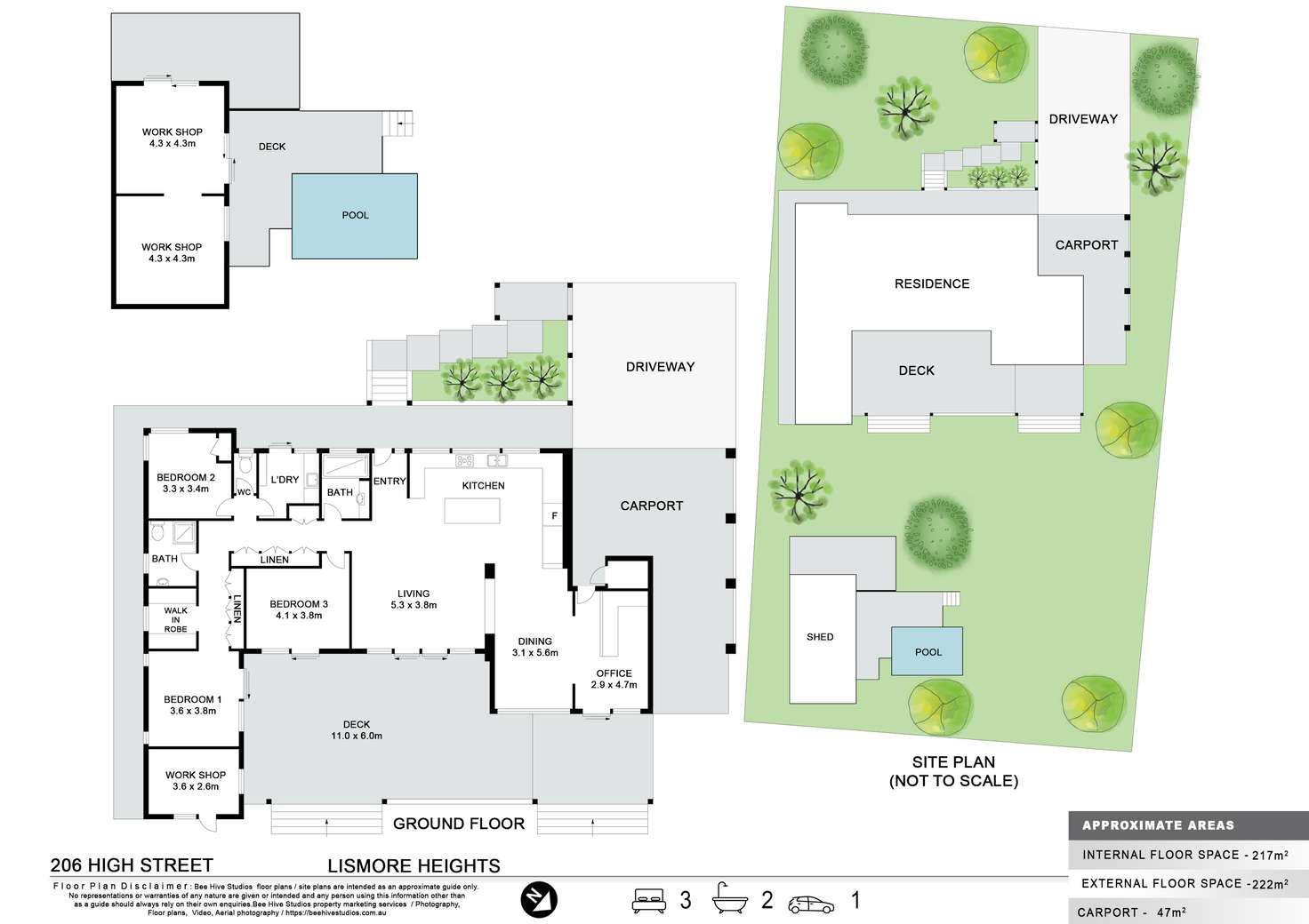 Floorplan of Homely house listing, 206 High Street, Lismore Heights NSW 2480