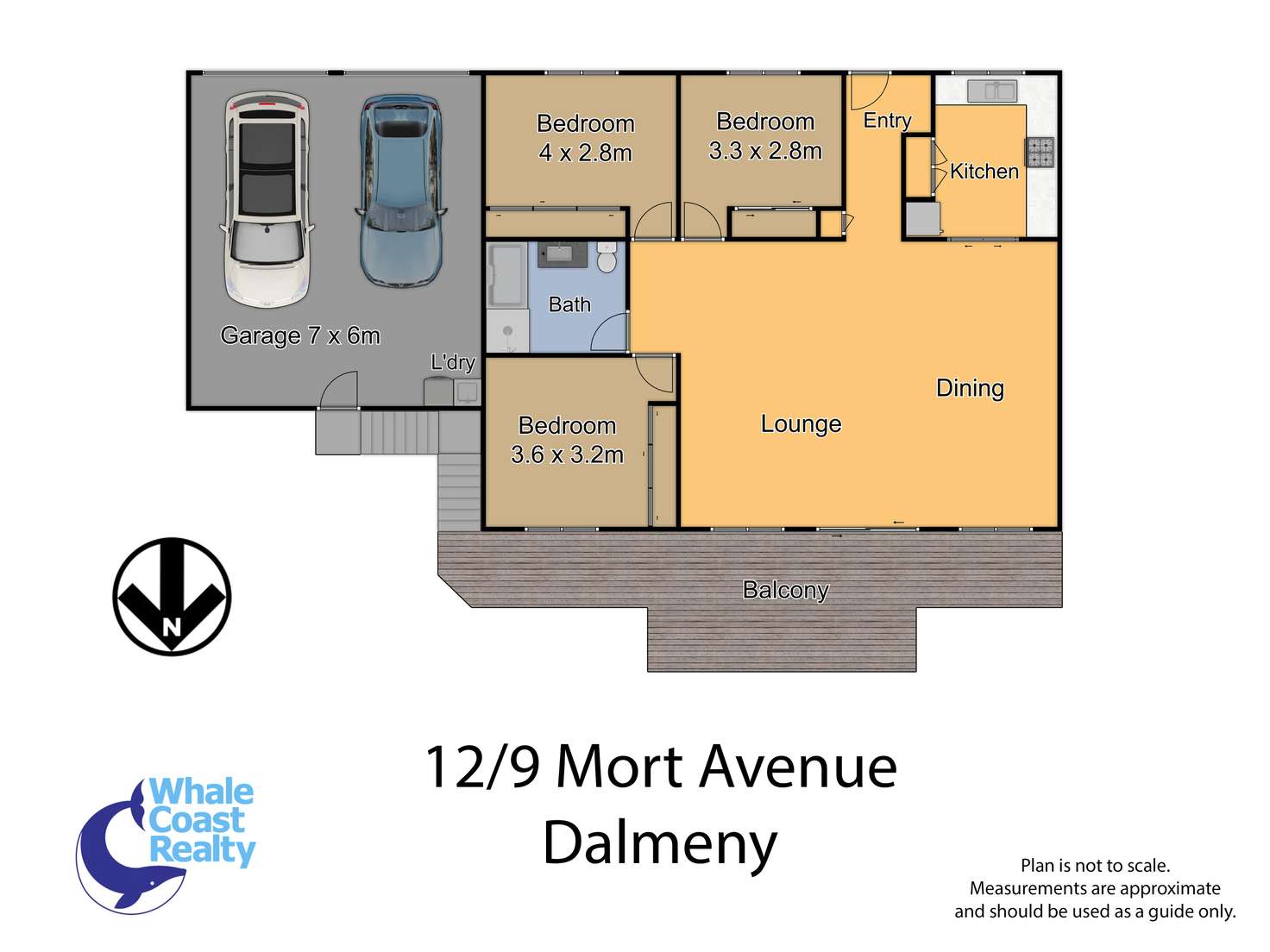 Floorplan of Homely unit listing, 12/9 Mort Avenue, Dalmeny NSW 2546