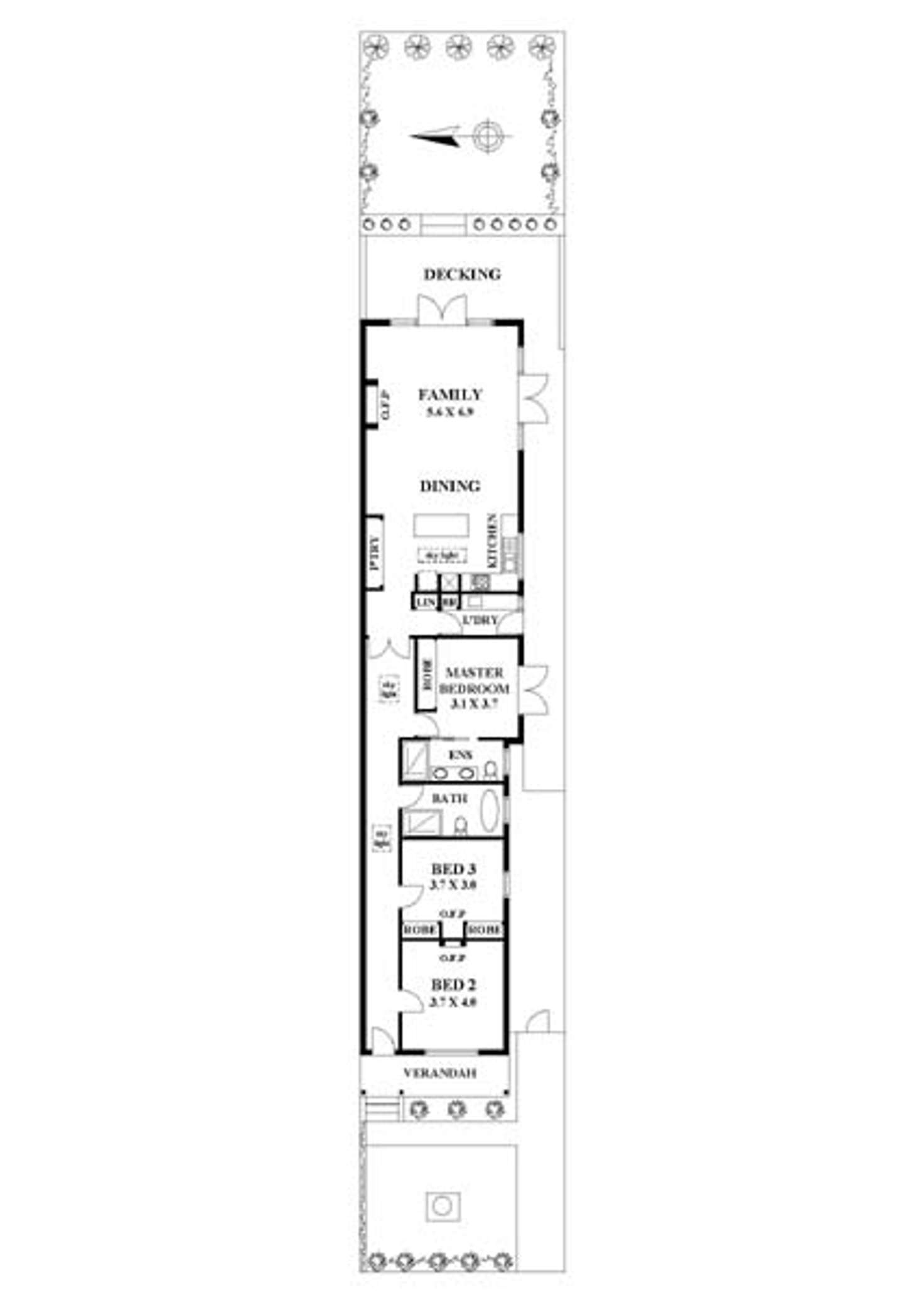Floorplan of Homely house listing, 10 Norfolk Street, Moonee Ponds VIC 3039