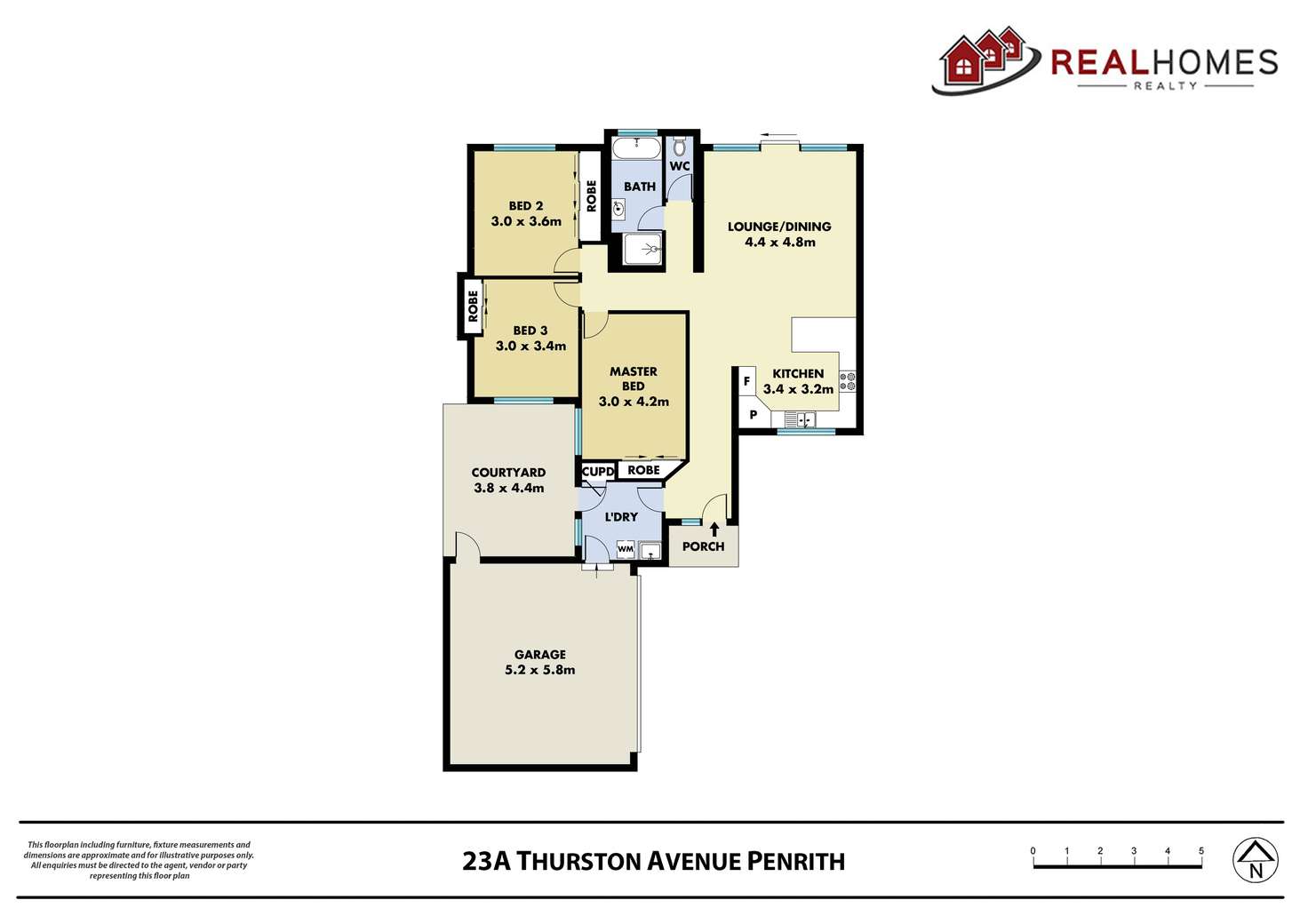 Floorplan of Homely house listing, 23A Thurston Street, Penrith NSW 2750