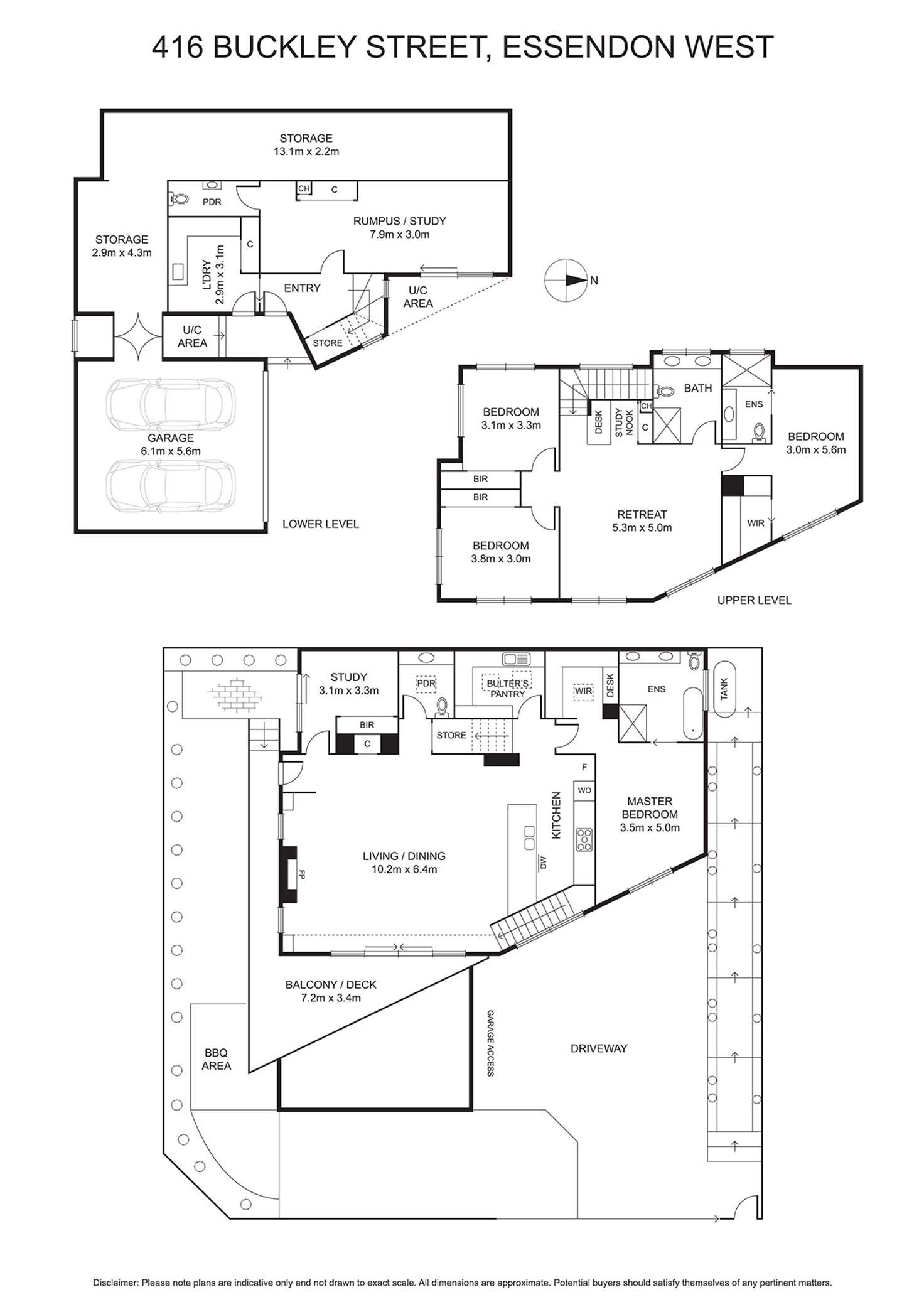 Floorplan of Homely house listing, 416 Buckley Street, Essendon West VIC 3040