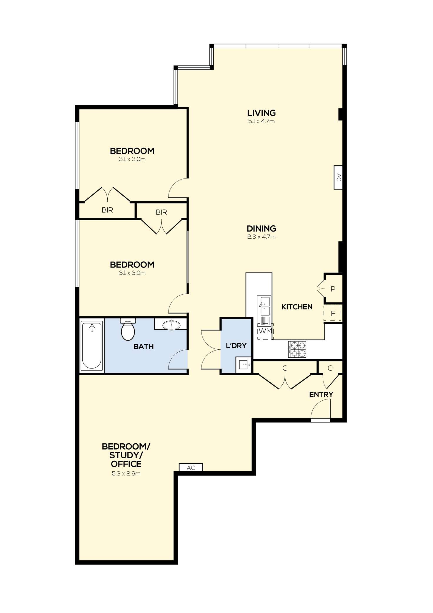 Floorplan of Homely apartment listing, 25/374 - 378 Lygon Street, Brunswick East VIC 3057