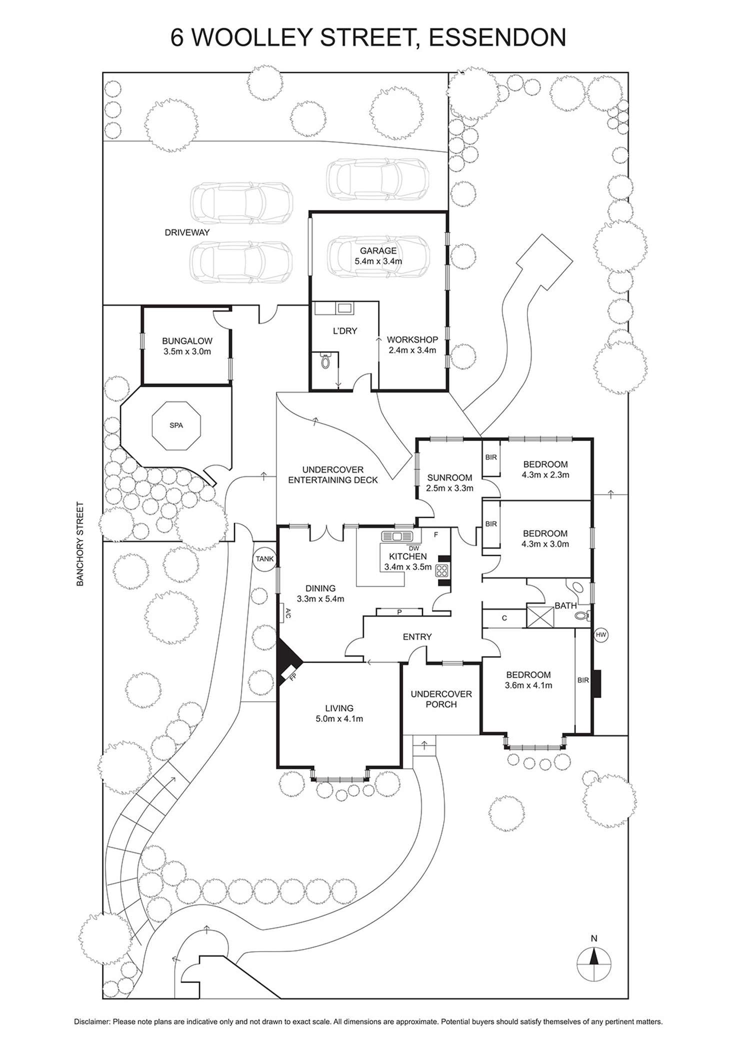 Floorplan of Homely house listing, 6 Woolley Street, Essendon VIC 3040