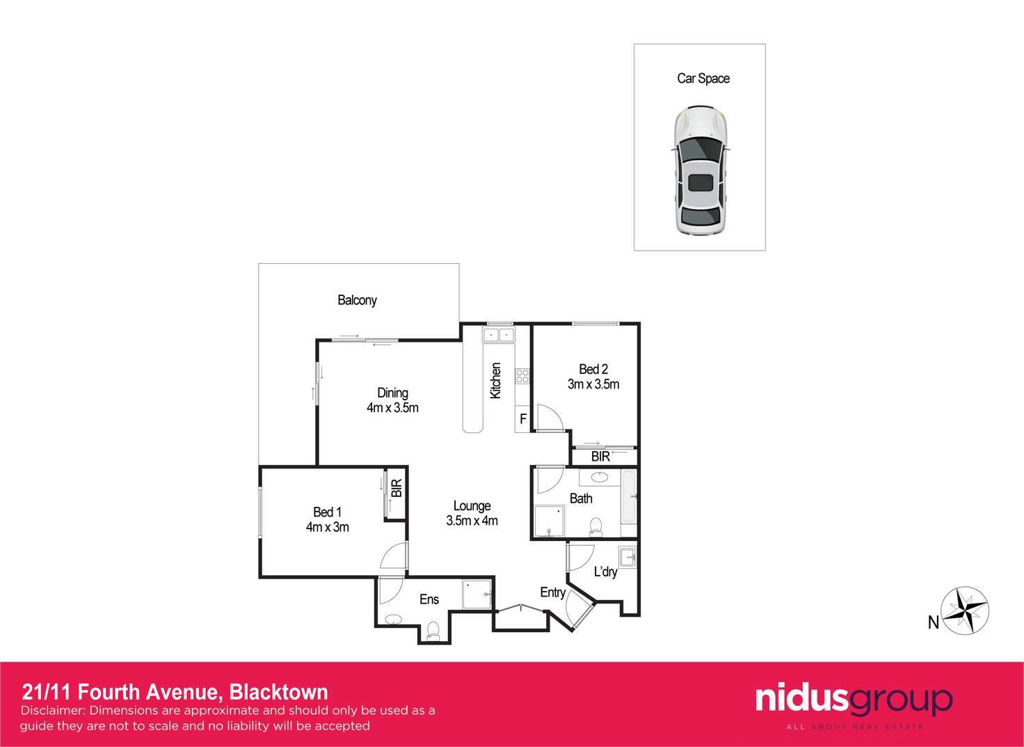 Floorplan of Homely unit listing, 21/11-13 Fourth Avenue, Blacktown NSW 2148