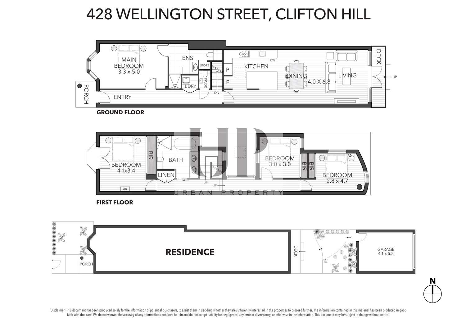 Floorplan of Homely house listing, 428 Wellington Street, Clifton Hill VIC 3068