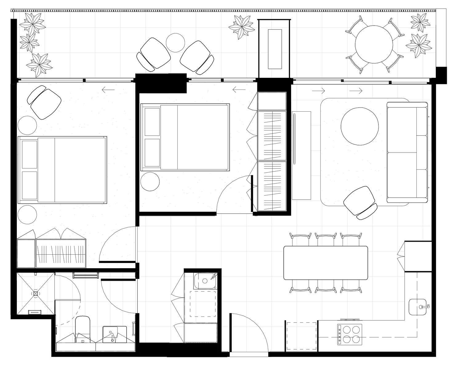 Floorplan of Homely apartment listing, 1204/17 Penny Place, Adelaide SA 5000