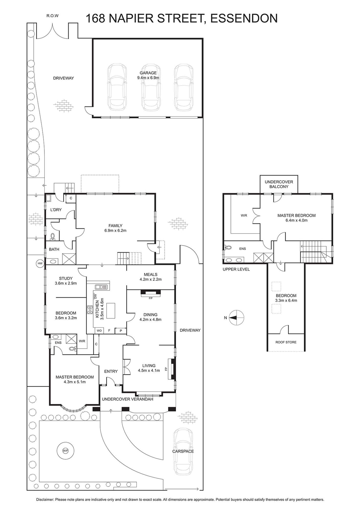 Floorplan of Homely house listing, 168 Napier Street, Essendon VIC 3040