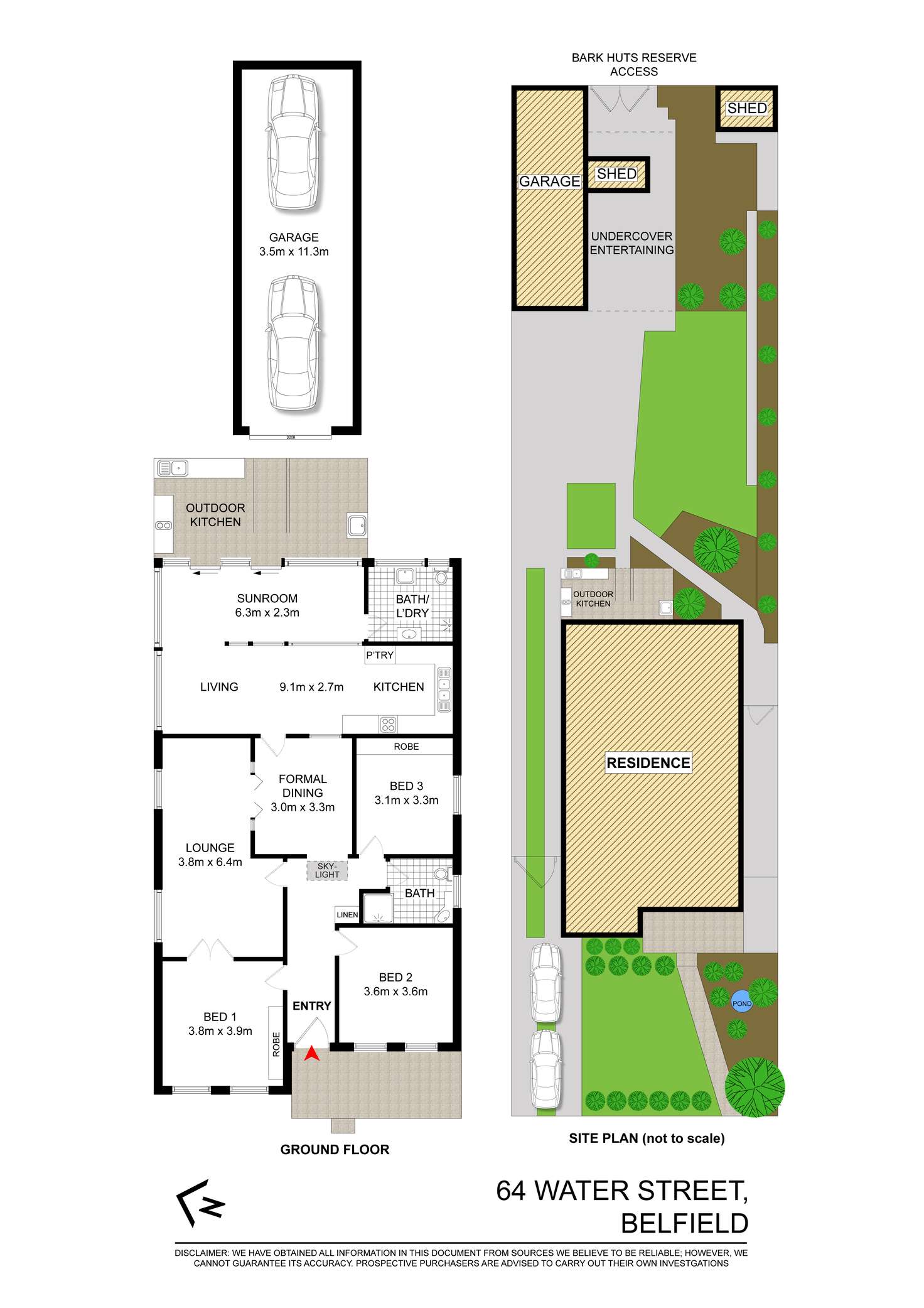 Floorplan of Homely house listing, 64 Water Street, Belfield NSW 2191