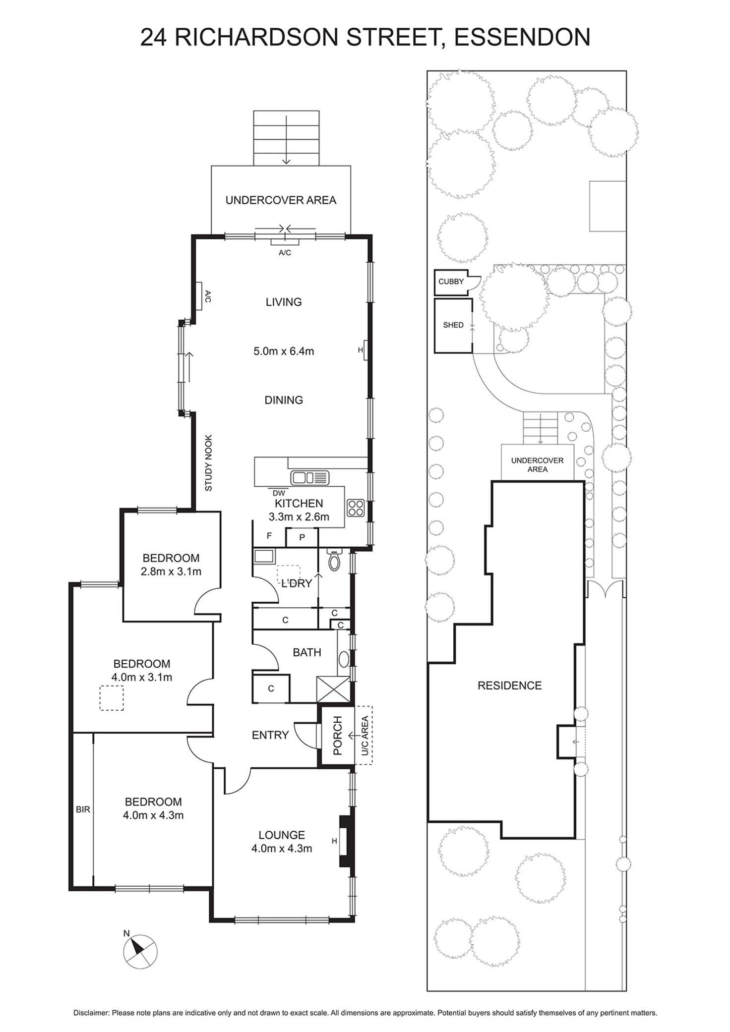 Floorplan of Homely house listing, 24 Richardson Street, Essendon VIC 3040