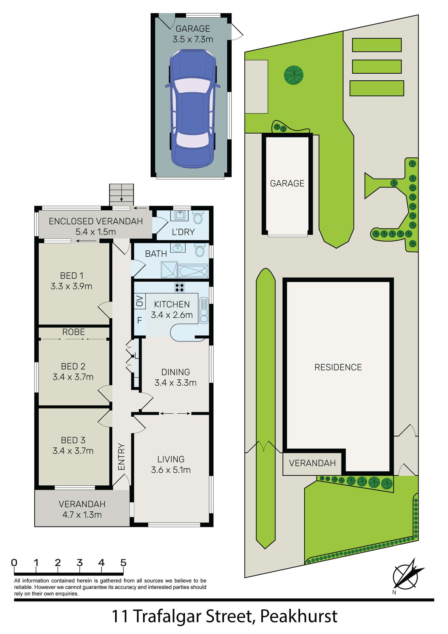 Floorplan of Homely house listing, 11 Trafalgar Street, Peakhurst NSW 2210