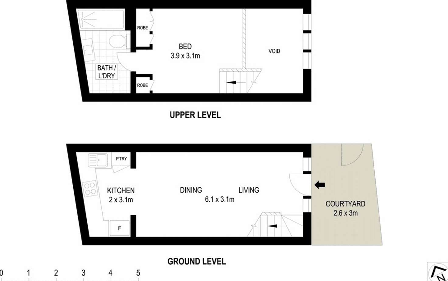 Floorplan of Homely apartment listing, 7/13-15 Oxford Street, Paddington NSW 2021