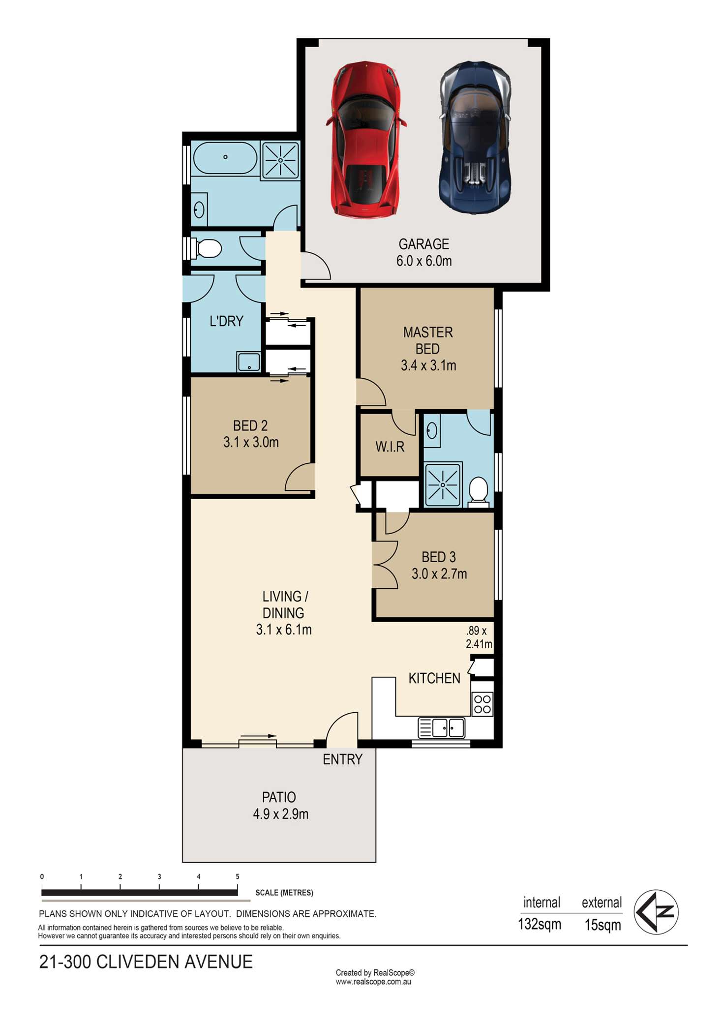 Floorplan of Homely townhouse listing, 21/300 Cliveden Avenue, Corinda QLD 4075