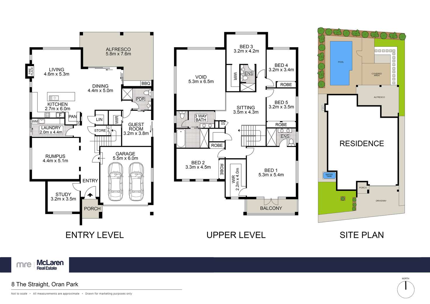 Floorplan of Homely house listing, 8 The Straight, Oran Park NSW 2570