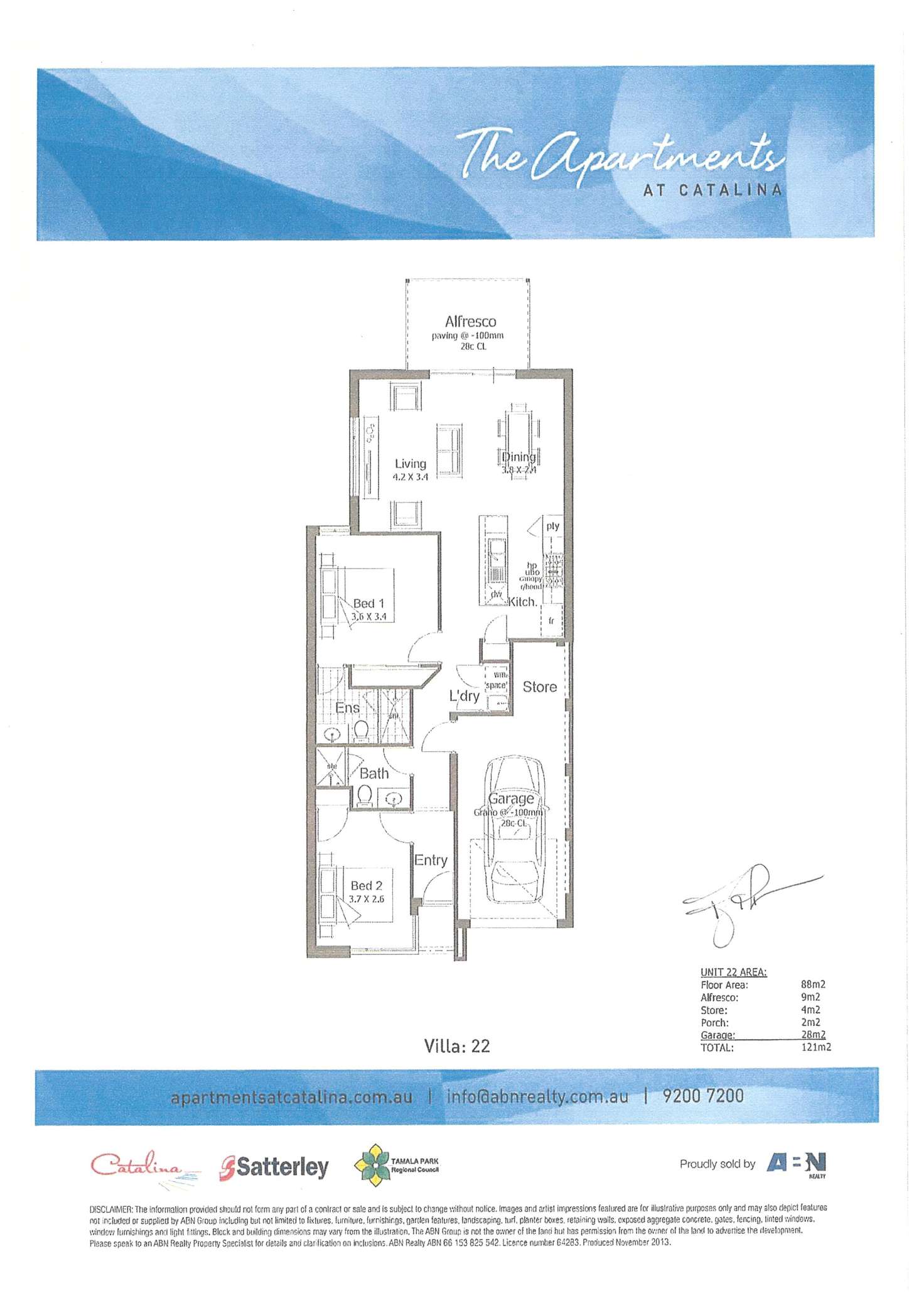 Floorplan of Homely house listing, 7 Antares Street, Clarkson WA 6030