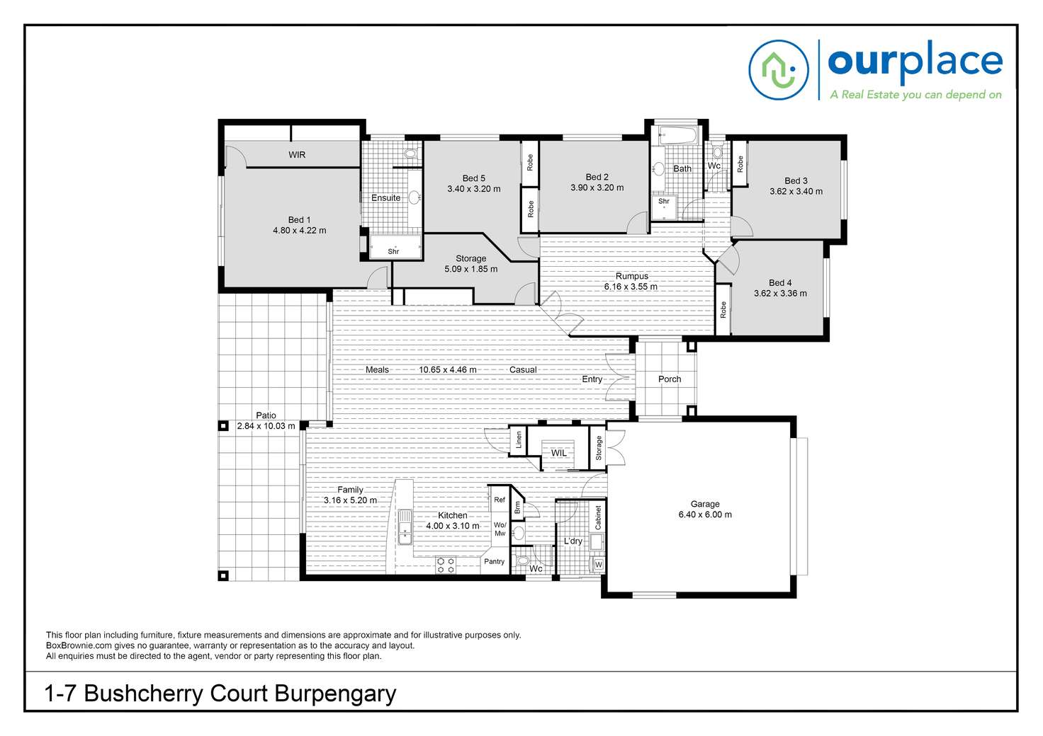 Floorplan of Homely house listing, 1-7 Bushcherry Court, Burpengary East QLD 4505