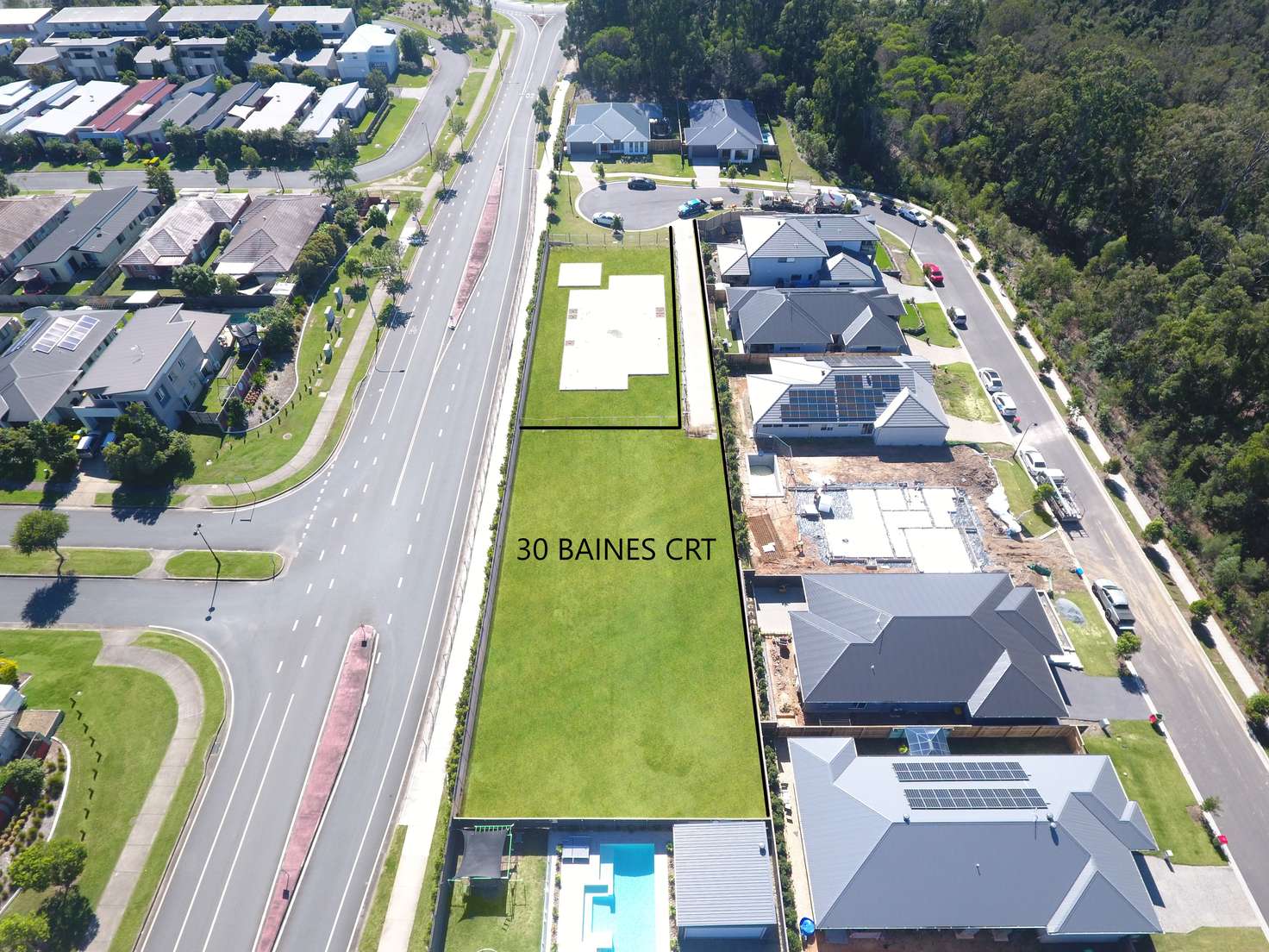 Floorplan of Homely residentialLand listing, 30 BAINES COURT, Pimpama QLD 4209