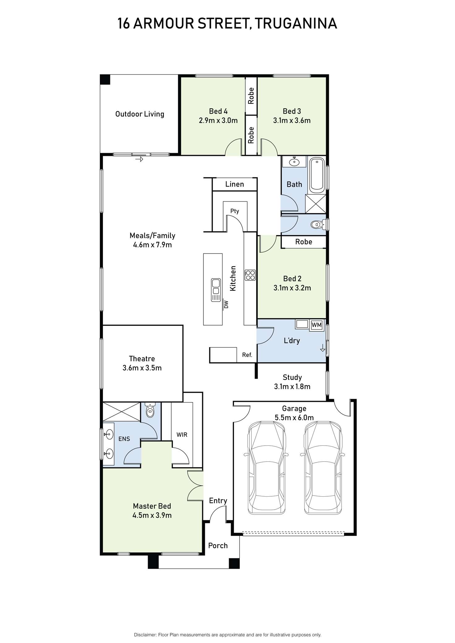 Floorplan of Homely house listing, 16 Armour Street, Truganina VIC 3029