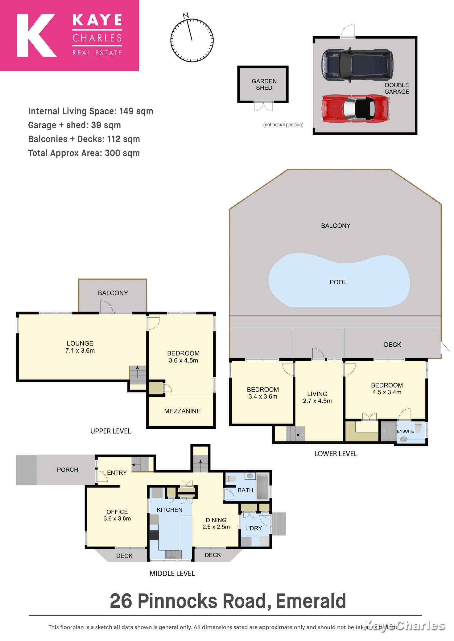Floorplan of Homely house listing, 26 Pinnocks Road, Emerald VIC 3782
