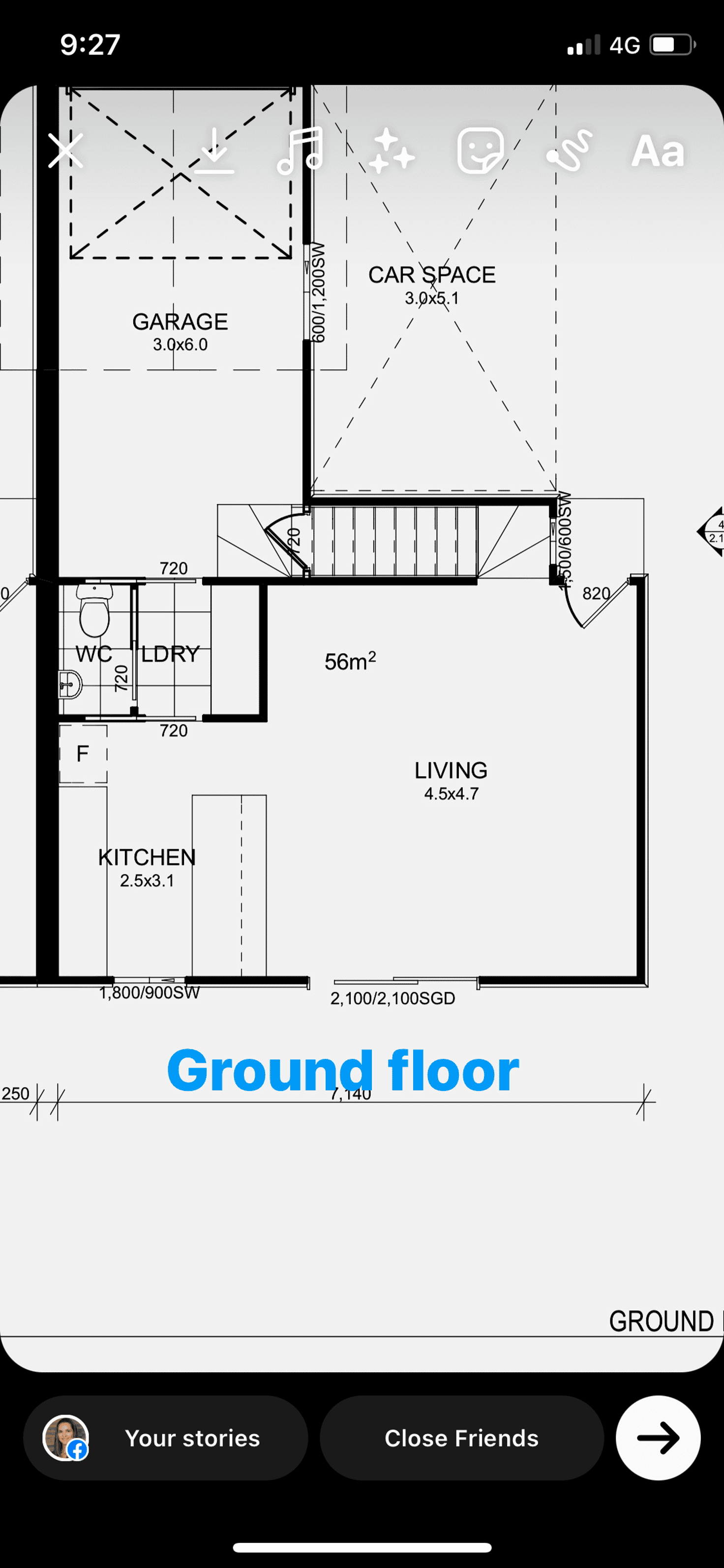 Floorplan of Homely townhouse listing, 5-7 Eagle Drive, Eagleby QLD 4207