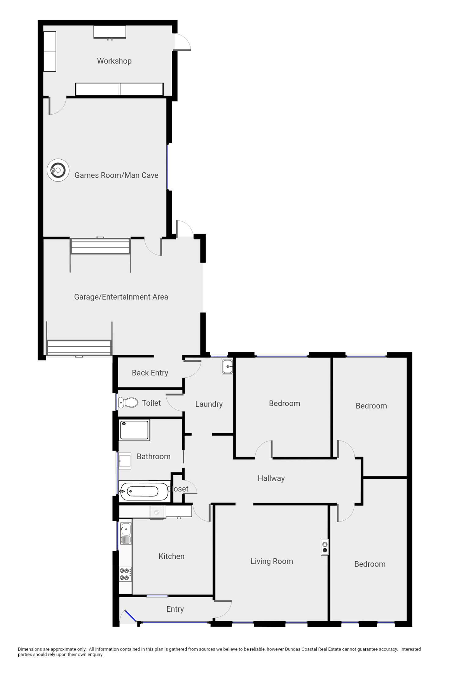 Floorplan of Homely house listing, 20 Wattle Crescent, Portland VIC 3305