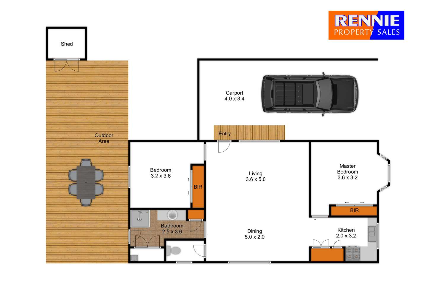 Floorplan of Homely retirement listing, 5 Greenacres/5353 Princes Highway, Traralgon VIC 3844