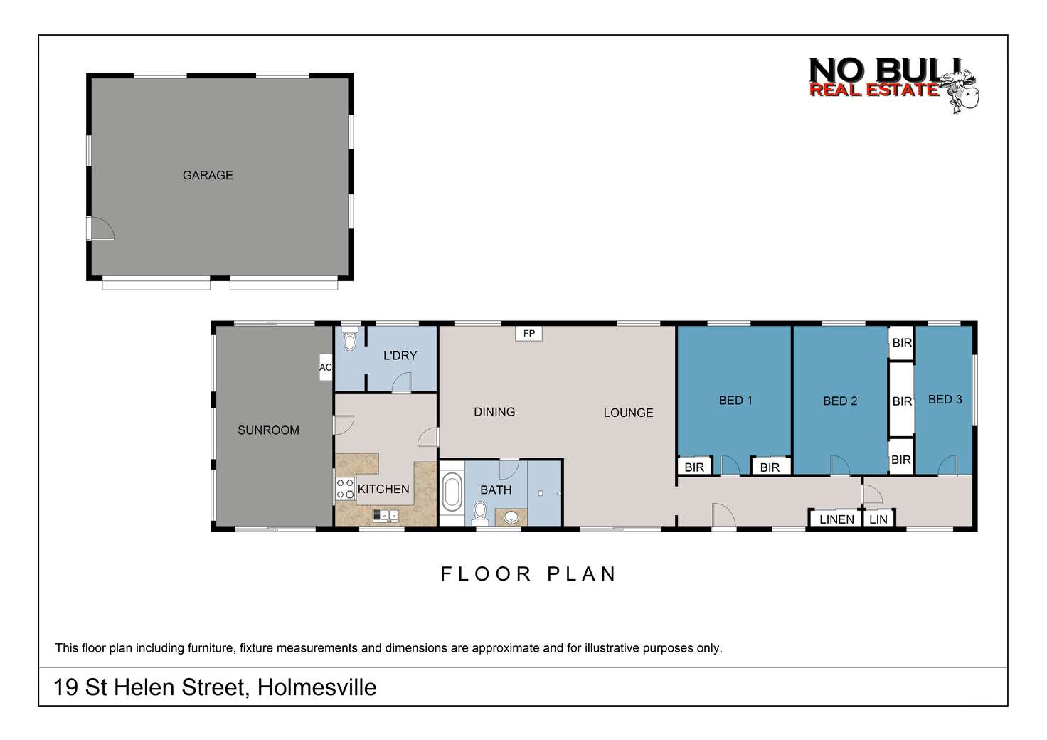 Floorplan of Homely house listing, 19 Saint Helen Street, Holmesville NSW 2286