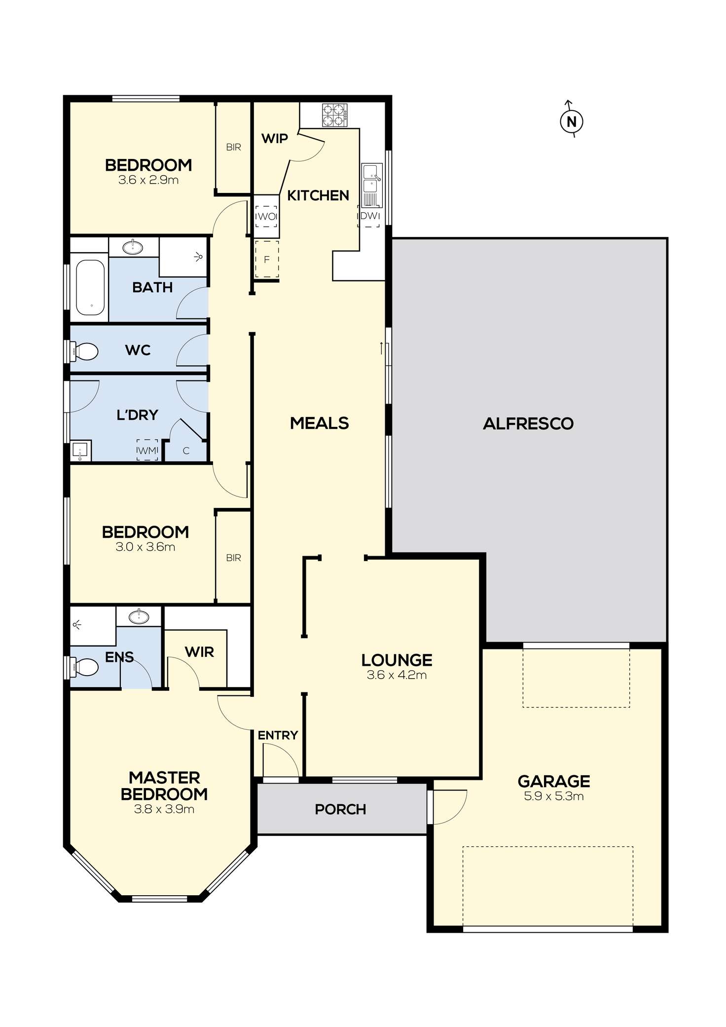 Floorplan of Homely house listing, 32 McIntyre Avenue, Roxburgh Park VIC 3064