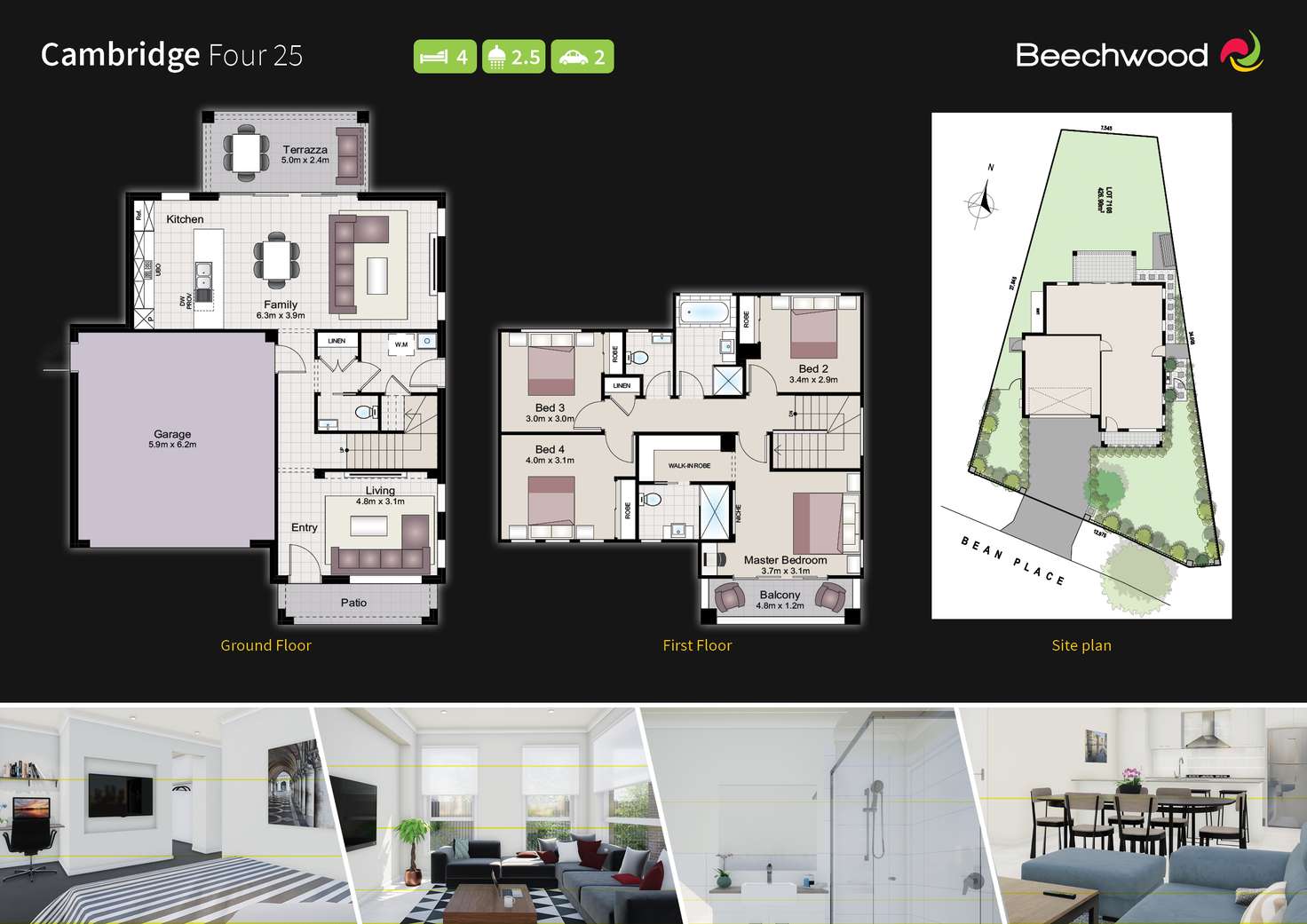 Floorplan of Homely house listing, Lot 7108/4 Bean Place, Bonnyrigg NSW 2177