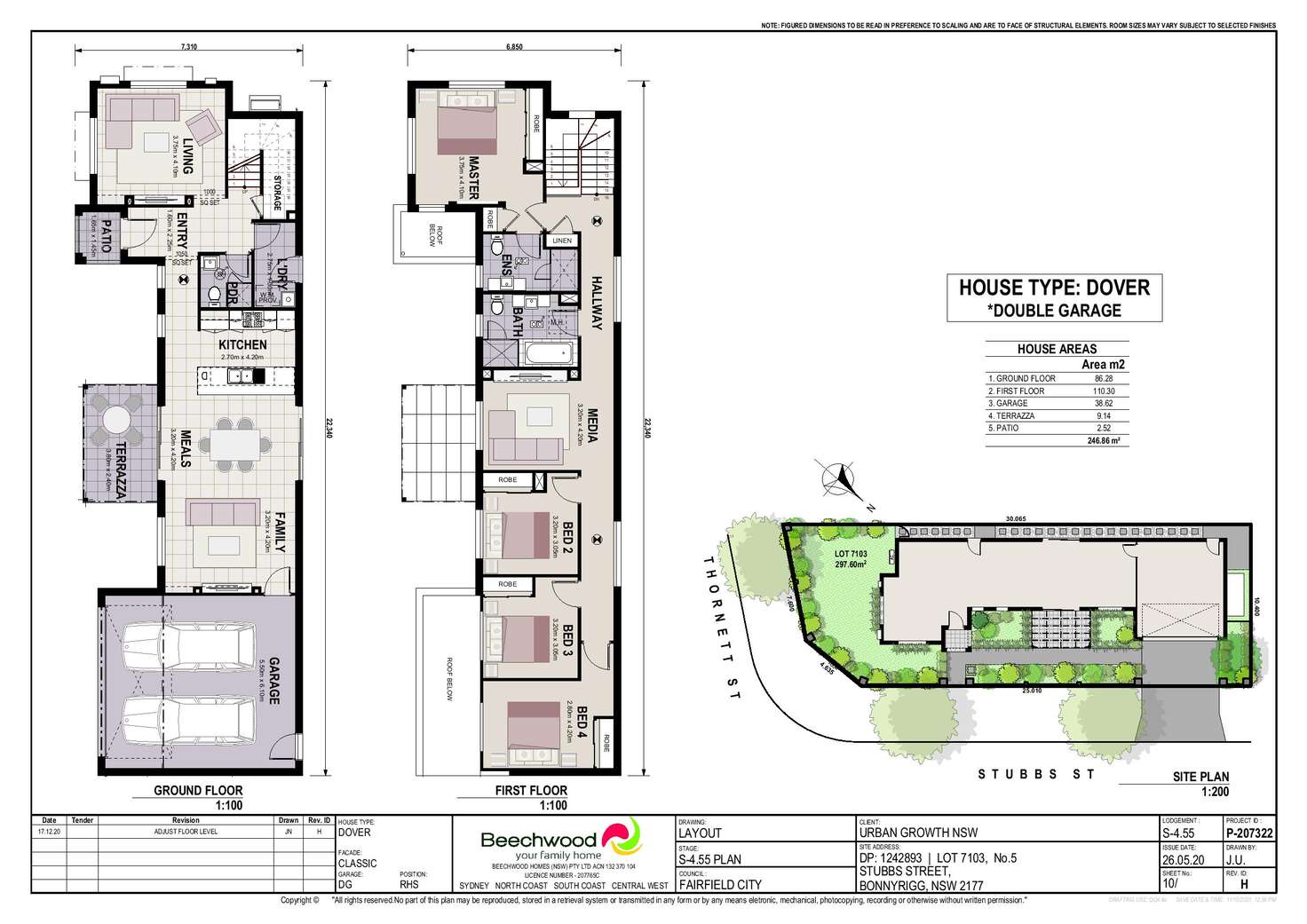 Floorplan of Homely house listing, Lot 7103/5 Stubbs Place Cnr of Thornette, Bonnyrigg NSW 2177