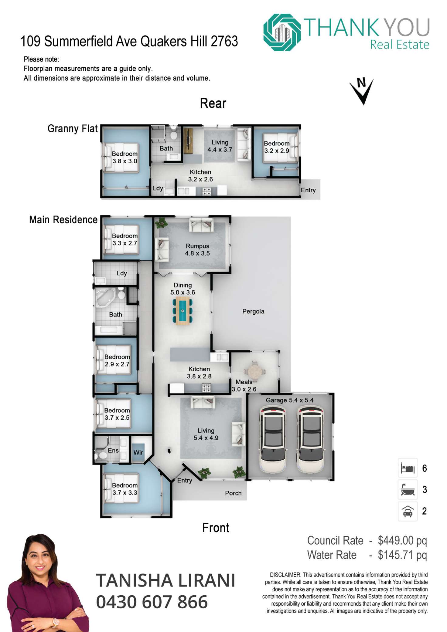 Floorplan of Homely house listing, 109 Summerfield Avenue, Quakers Hill NSW 2763