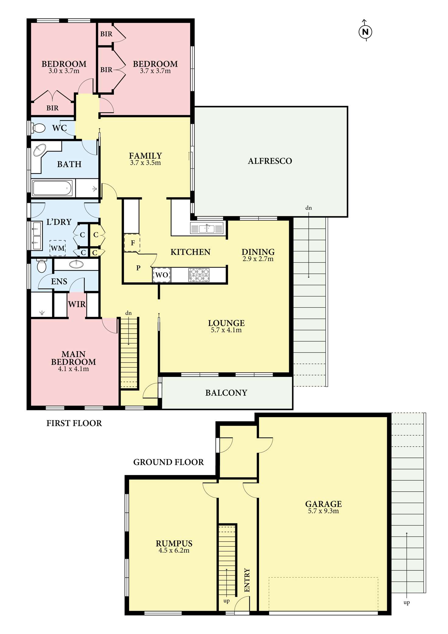 Floorplan of Homely house listing, 27 Wanbanna Avenue, Greensborough VIC 3088