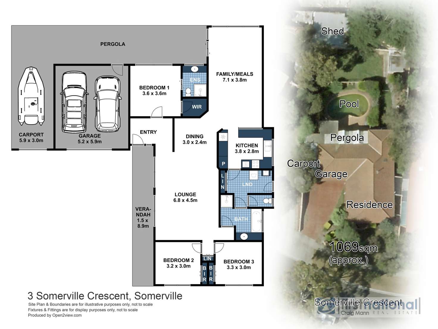 Floorplan of Homely house listing, 3 Somerville Crescent, Somerville VIC 3912
