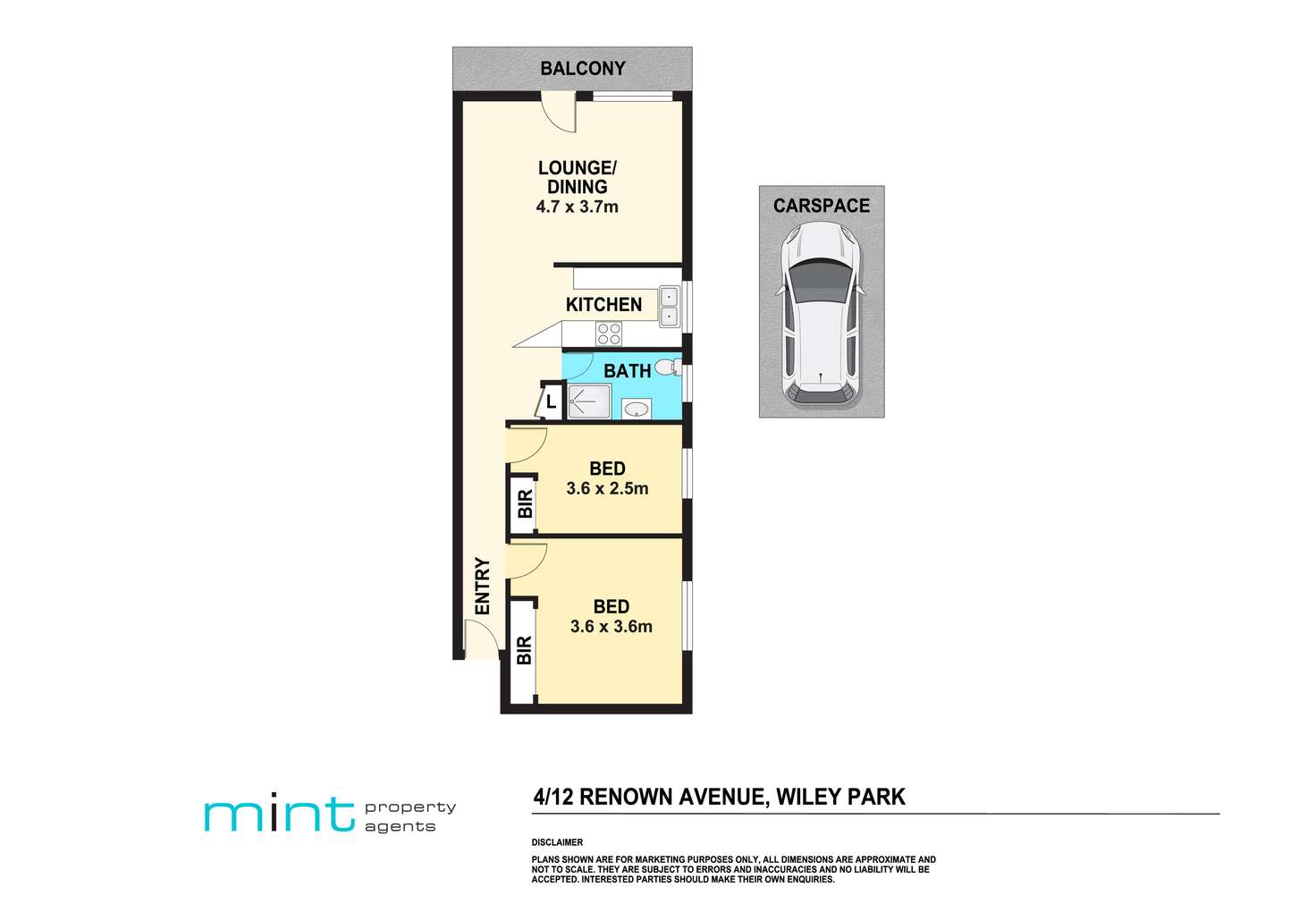 Floorplan of Homely apartment listing, 4/12 Renown Avenue, Wiley Park NSW 2195