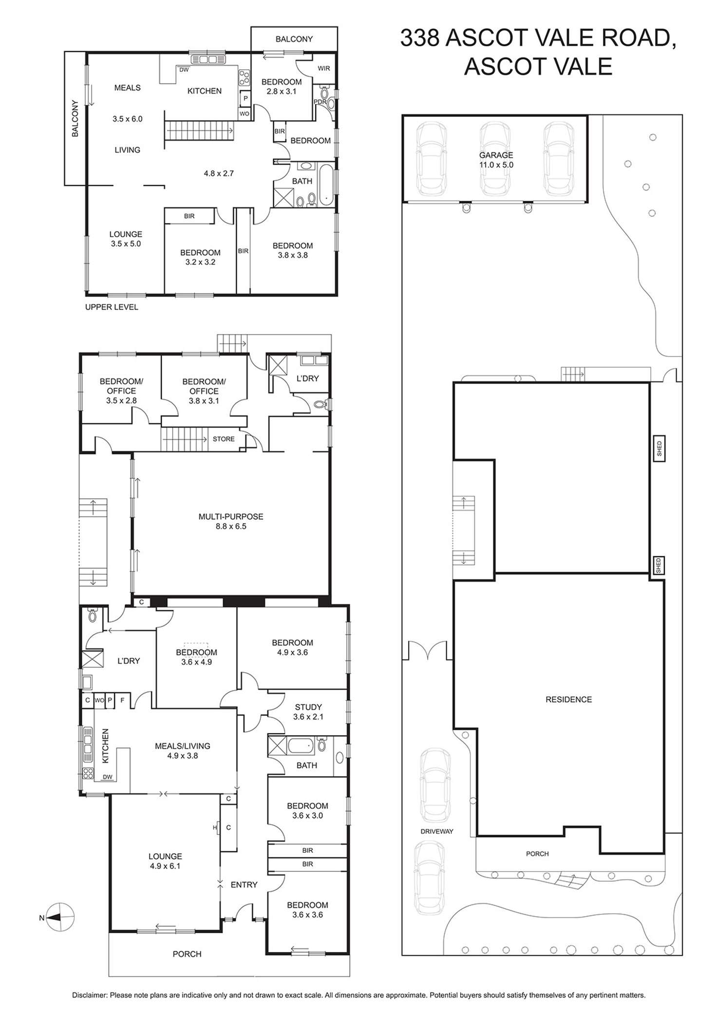 Floorplan of Homely house listing, 338 Ascot Vale Road, Moonee Ponds VIC 3039