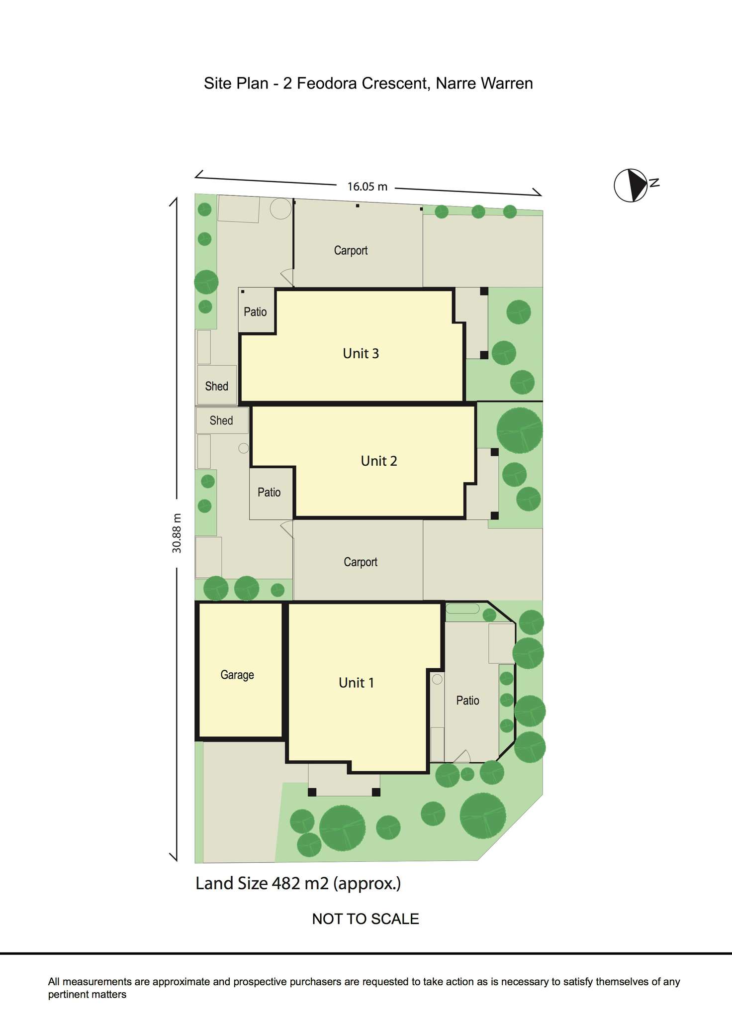 Floorplan of Homely townhouse listing, 41A Player Drive, Narre Warren VIC 3805