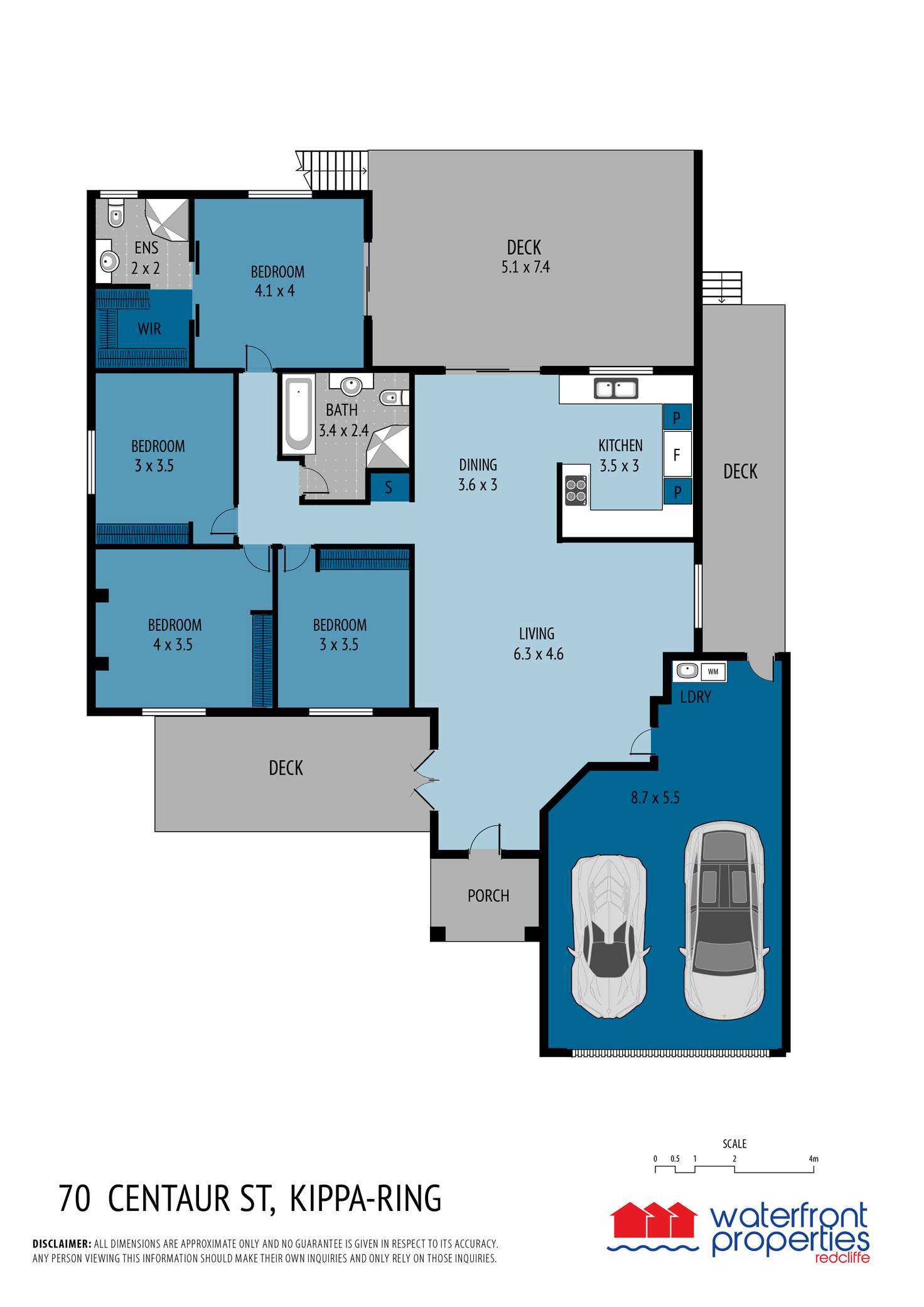 Floorplan of Homely house listing, 70 CENTAUR STREET, Kippa-Ring QLD 4021