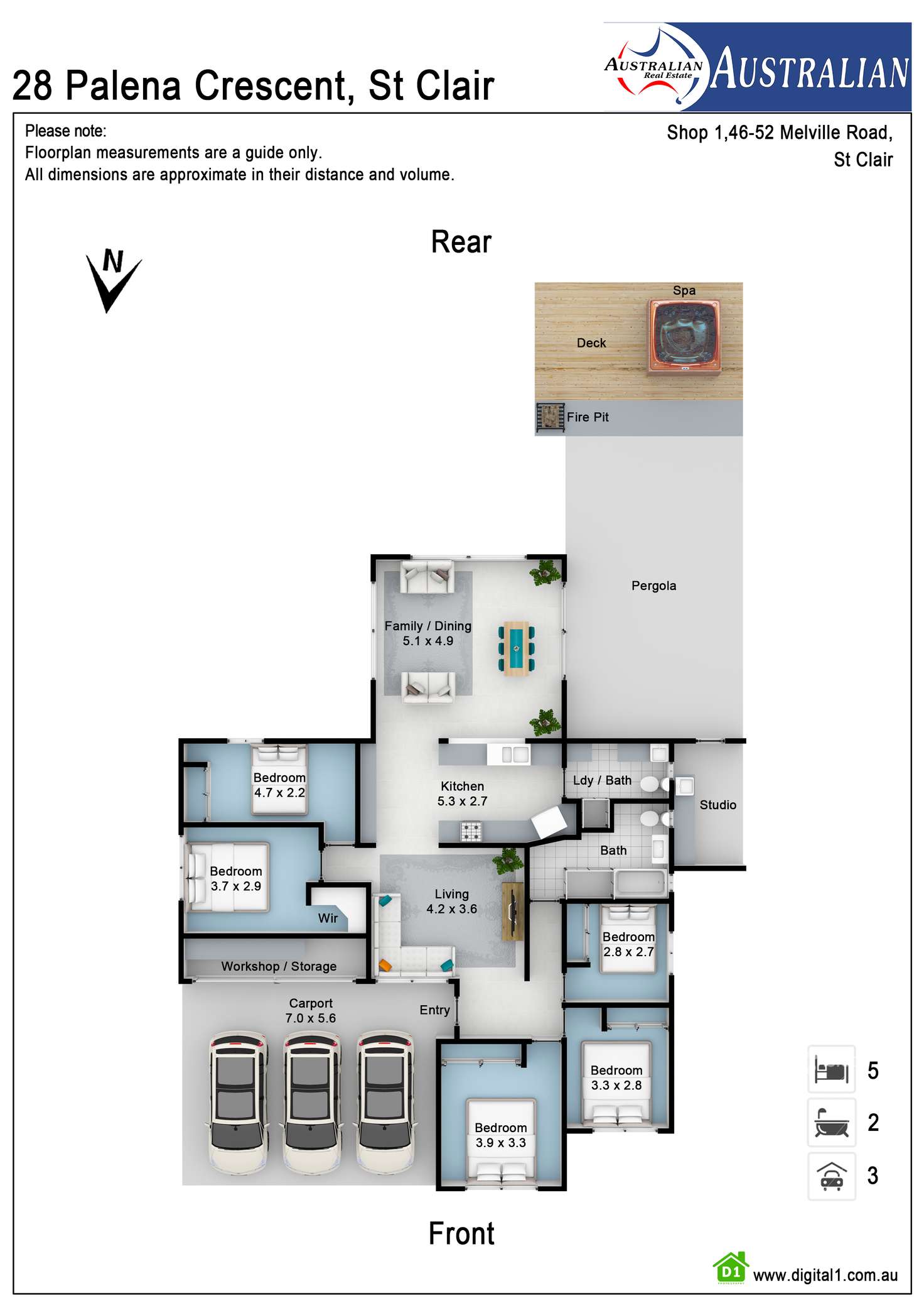 Floorplan of Homely house listing, 28 Palena Crescent, St Clair NSW 2759