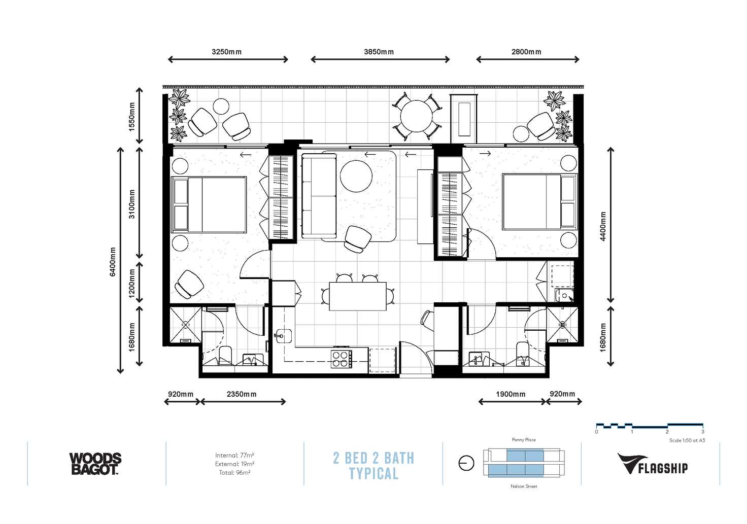 Floorplan of Homely apartment listing, 903/17 Penny Place, Adelaide SA 5000