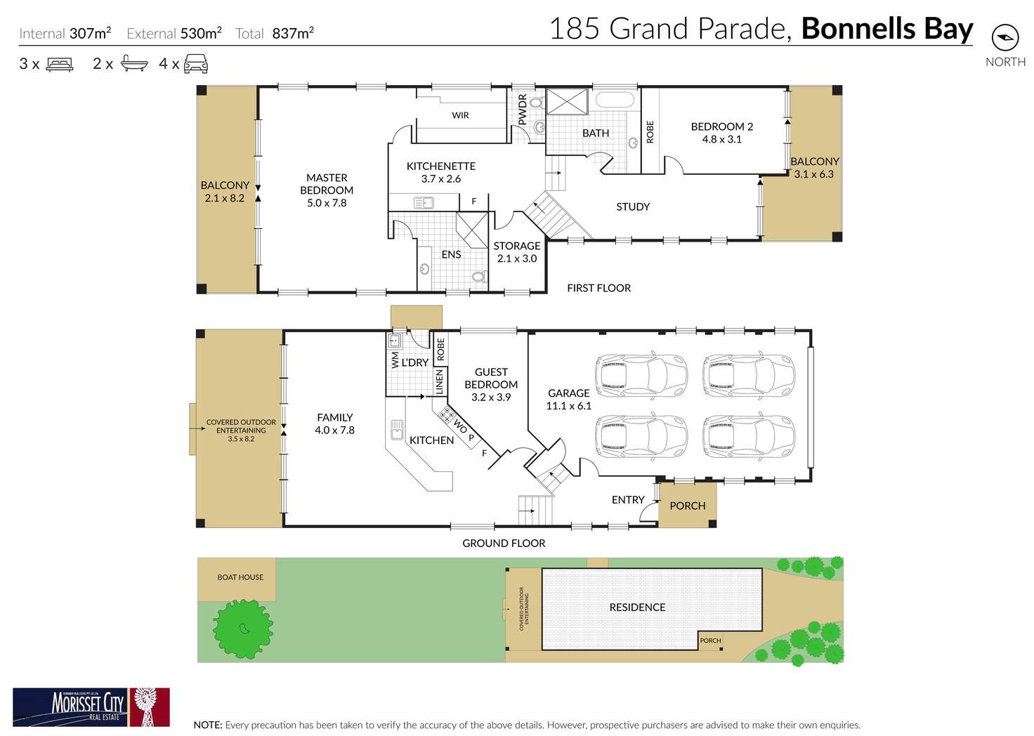 Floorplan of Homely house listing, 185 Grand Parade, Bonnells Bay NSW 2264