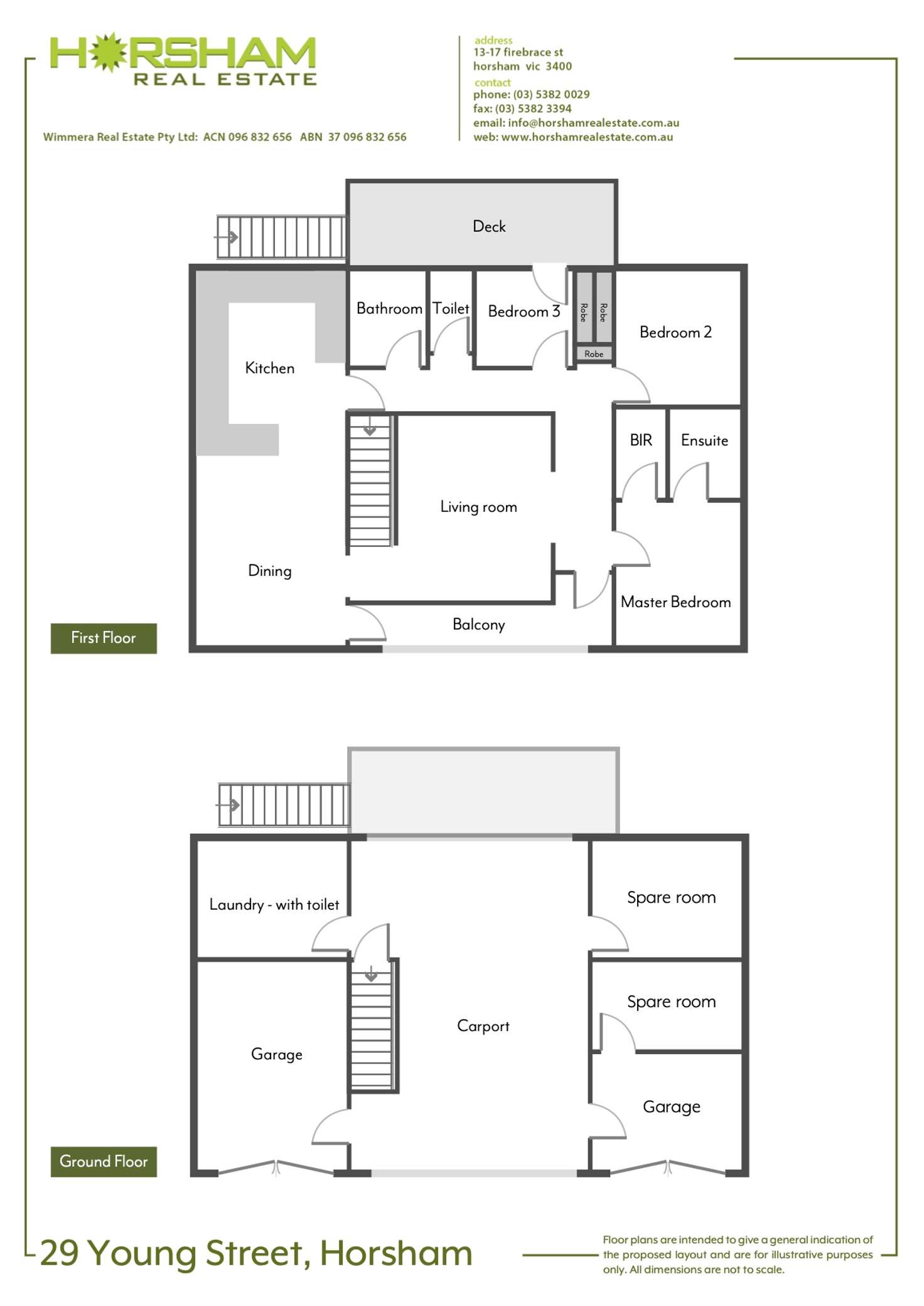 Floorplan of Homely house listing, 29 Young Street, Horsham VIC 3400