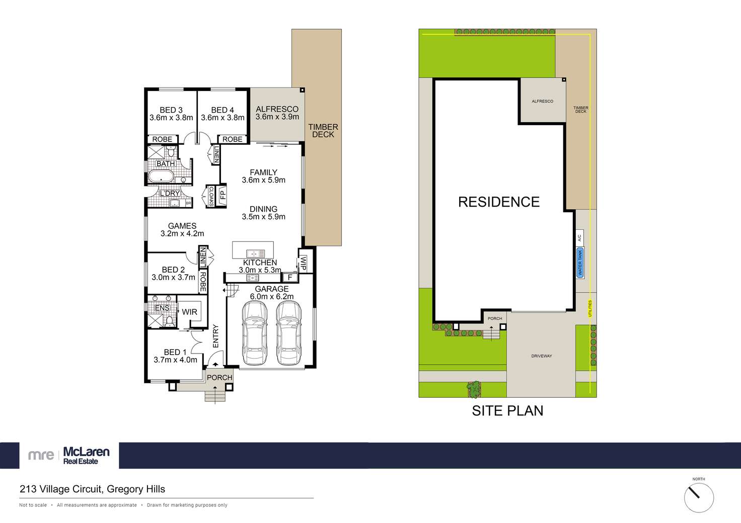 Floorplan of Homely house listing, 213 Village Circuit, Gregory Hills NSW 2557