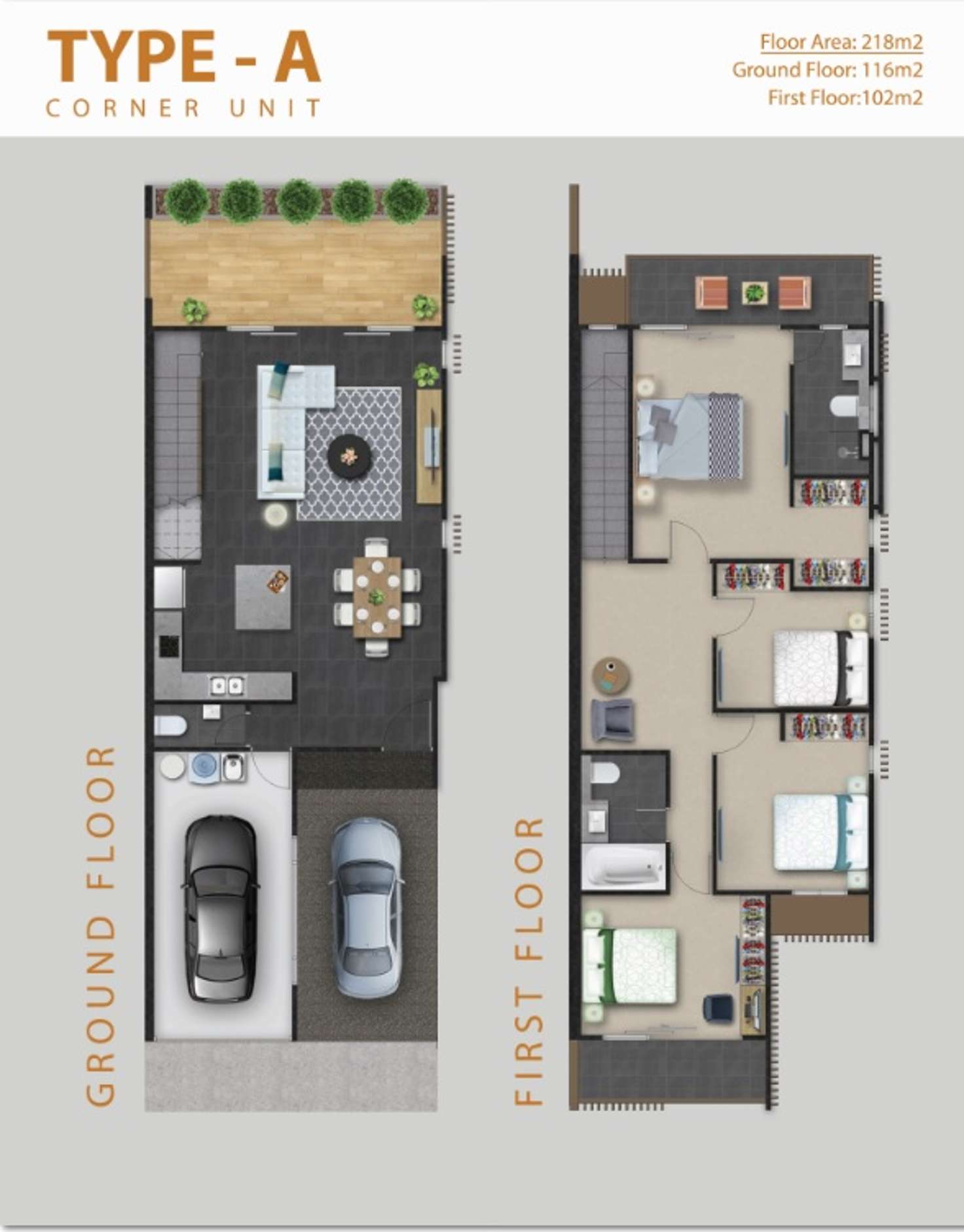 Floorplan of Homely townhouse listing, 28/79 Macadie Way, Merrimac QLD 4226