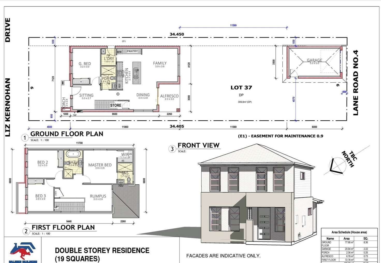 Floorplan of Homely house listing, LOT/TBA Lodges Road, Elderslie NSW 2570