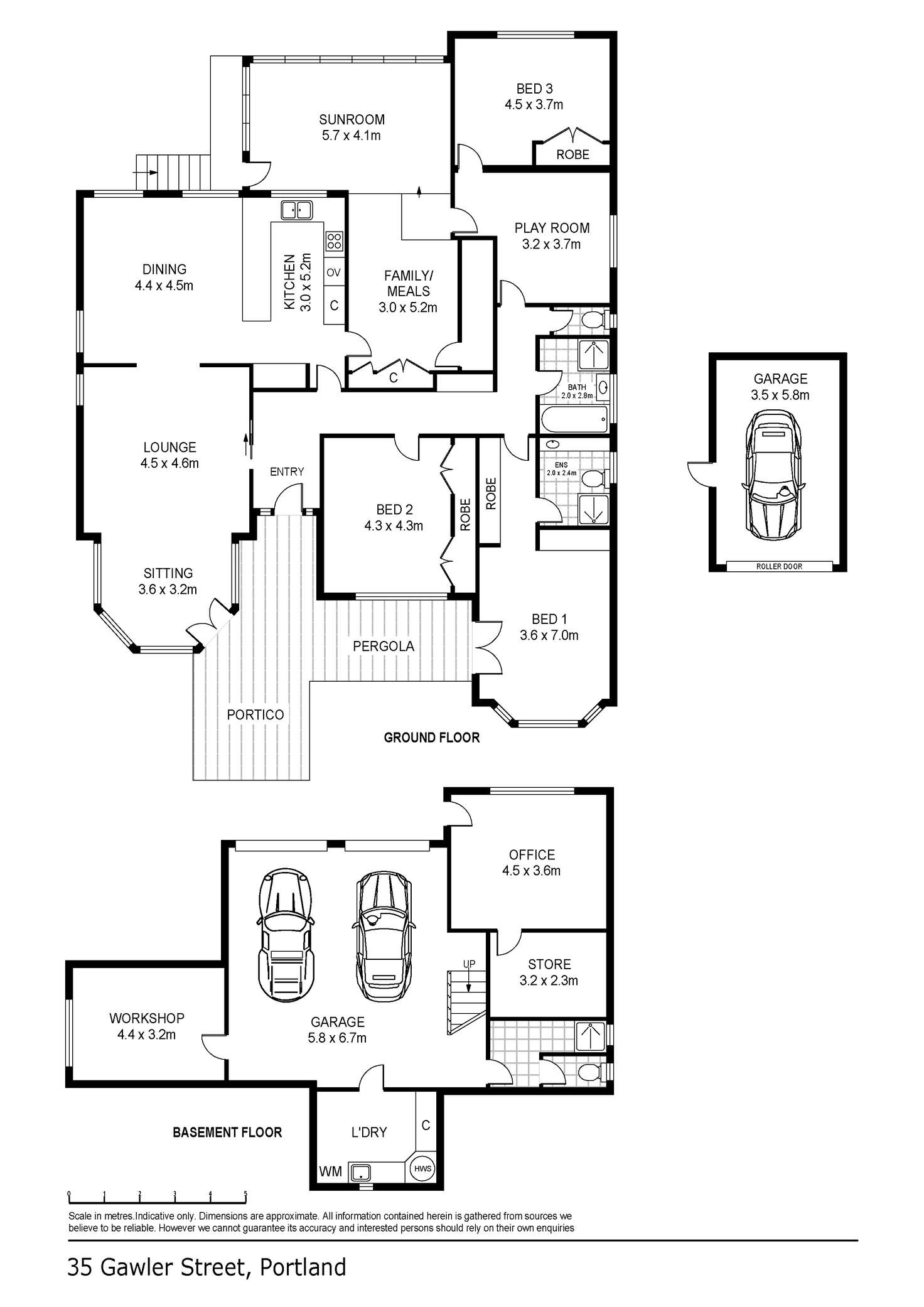 Floorplan of Homely house listing, 35 Gawler Street, Portland VIC 3305