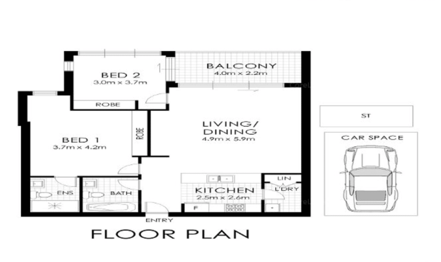 Floorplan of Homely apartment listing, 203/13 Verona Drive, Wentworth Point NSW 2127